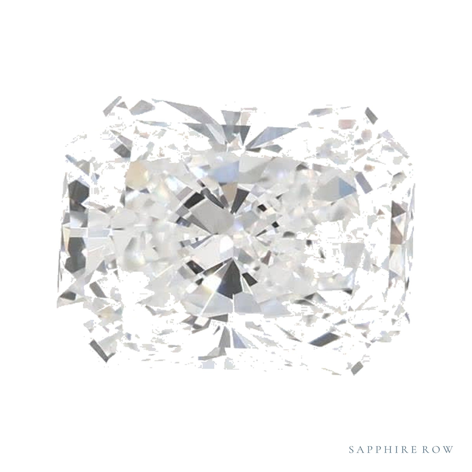 1.38 ct lab-grown diamond, radiant cut | Sapphire Row · cut4