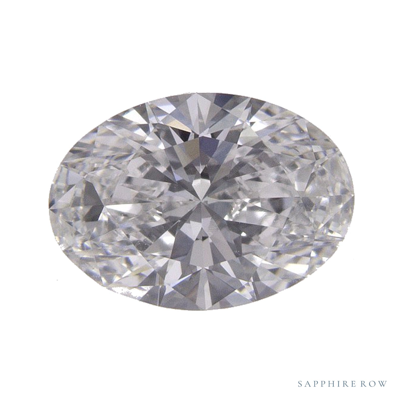 1.38 ct lab-grown diamond, oval cut | Sapphire Row · cut4