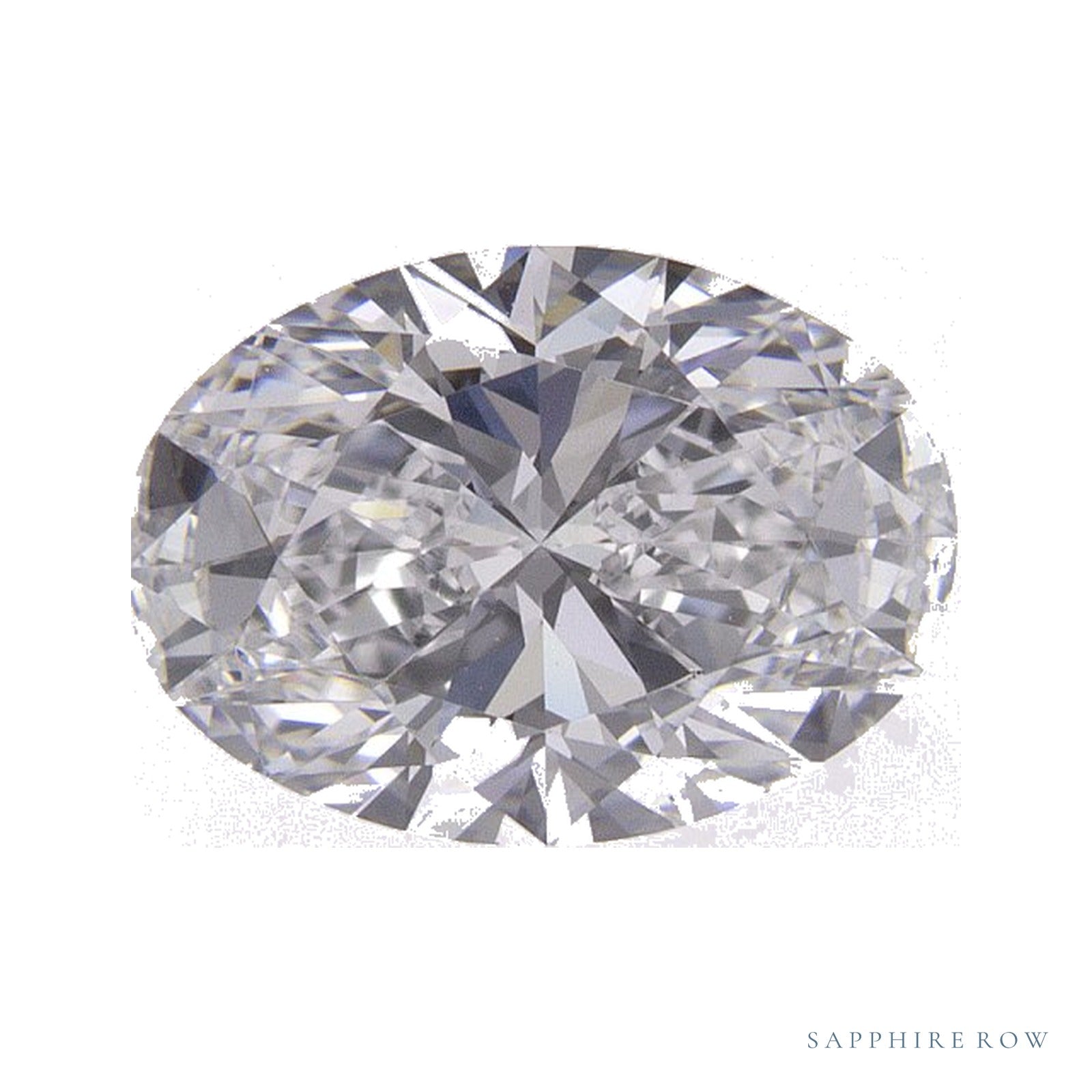 1.38 ct lab-grown diamond, oval cut | Sapphire Row · cut4