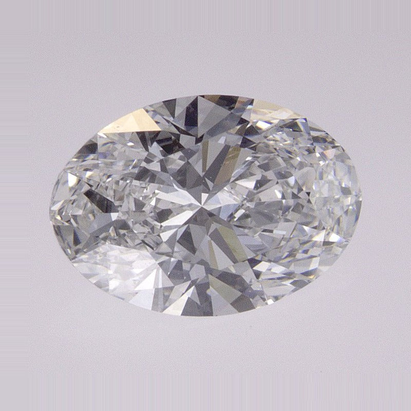 1.38 ct lab-grown diamond, oval cut | Sapphire Row · cut7