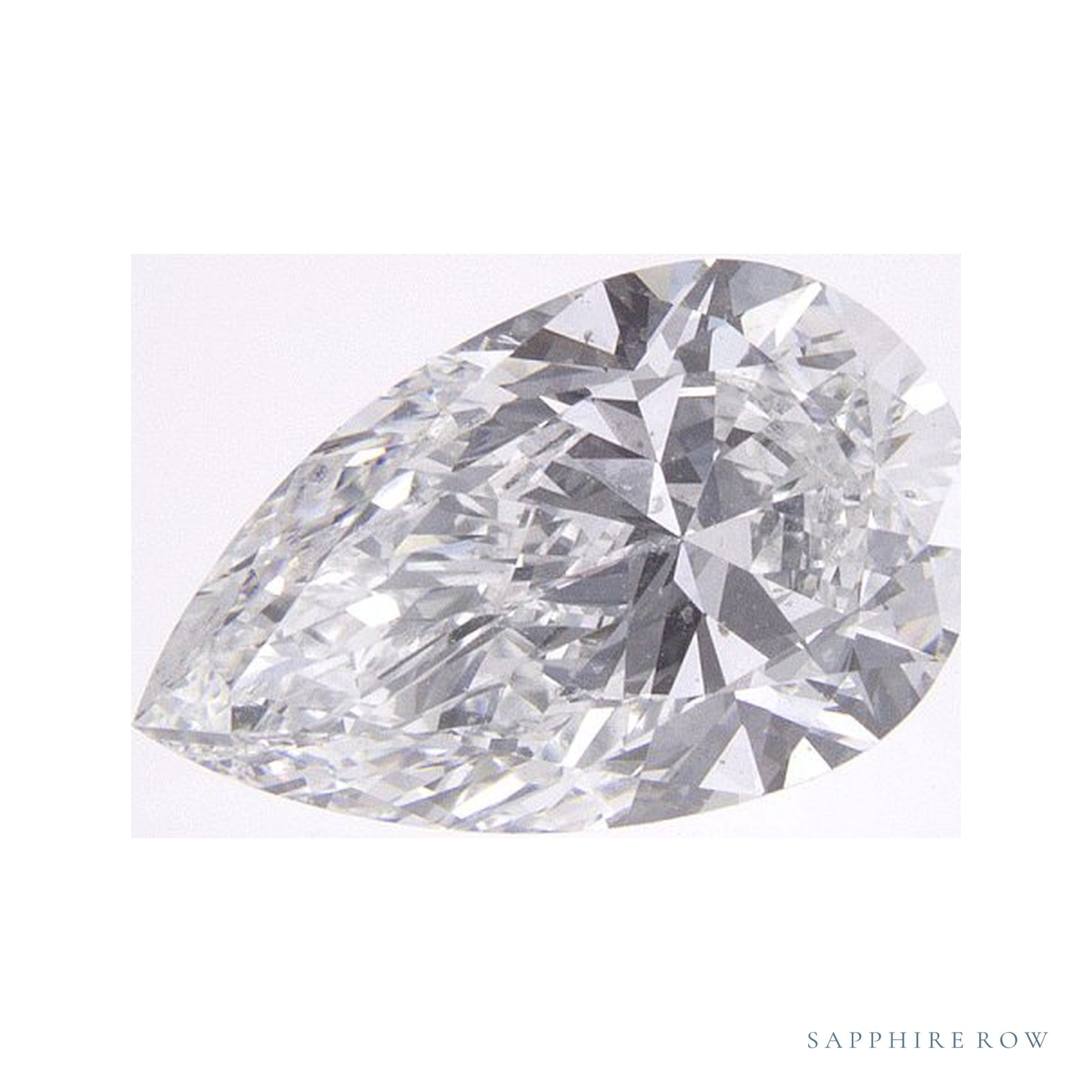 1.38 ct lab-grown diamond, pear cut | Sapphire Row · cut4