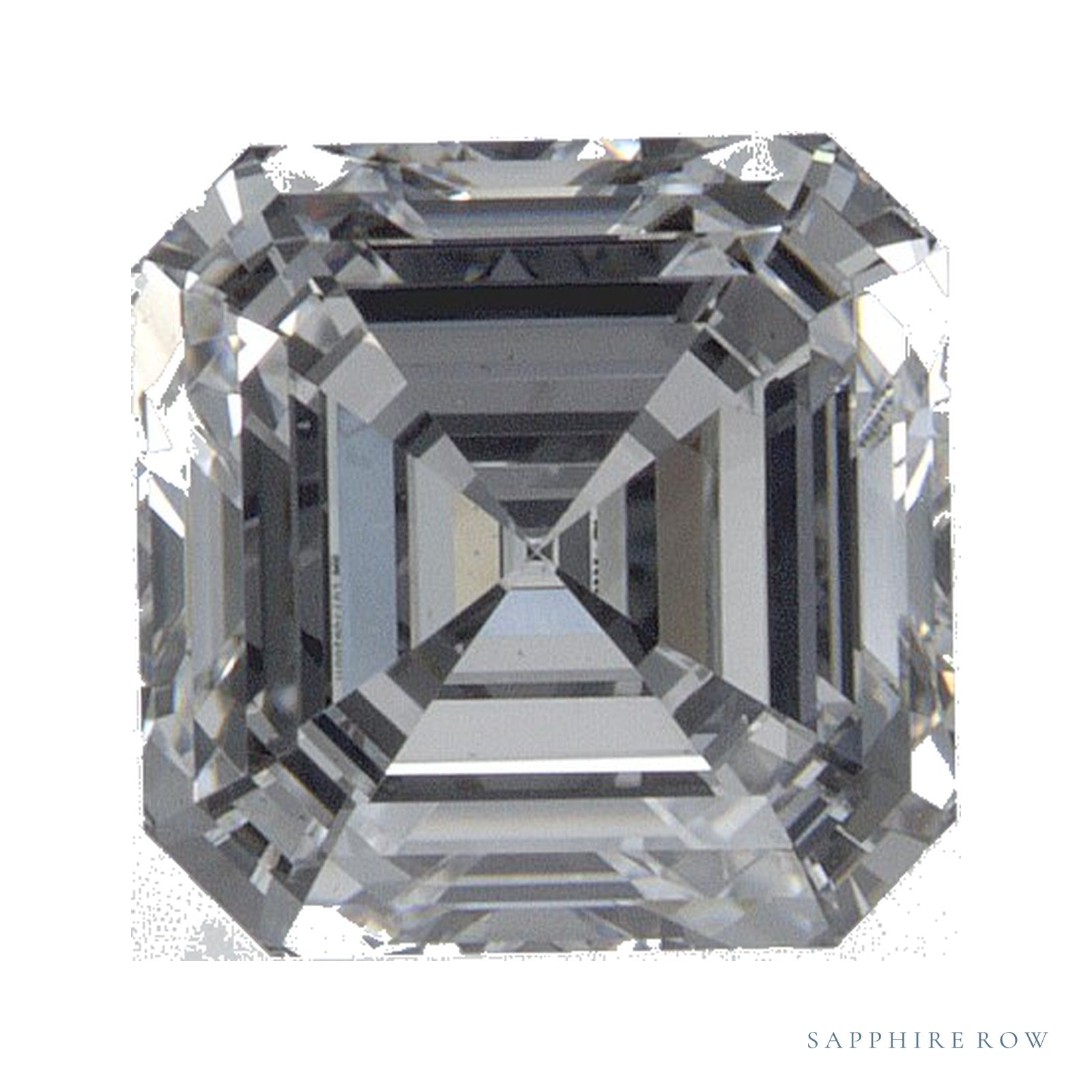 1.38 ct lab-grown diamond, asscher cut | Sapphire Row · cut4