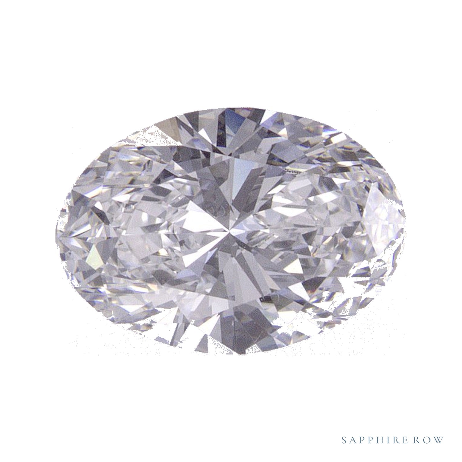 1.38 ct lab-grown diamond, oval cut | Sapphire Row · cut4