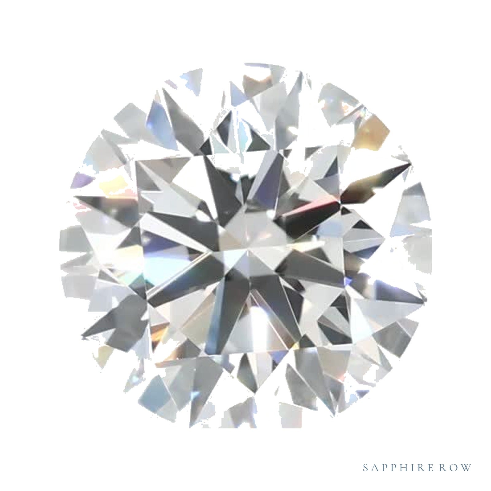 1.38 ct lab-grown diamond, round cut | Sapphire Row · cut4