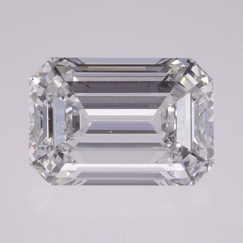 1.38 ct lab-grown diamond, emerald cut | Sapphire Row · cut7
