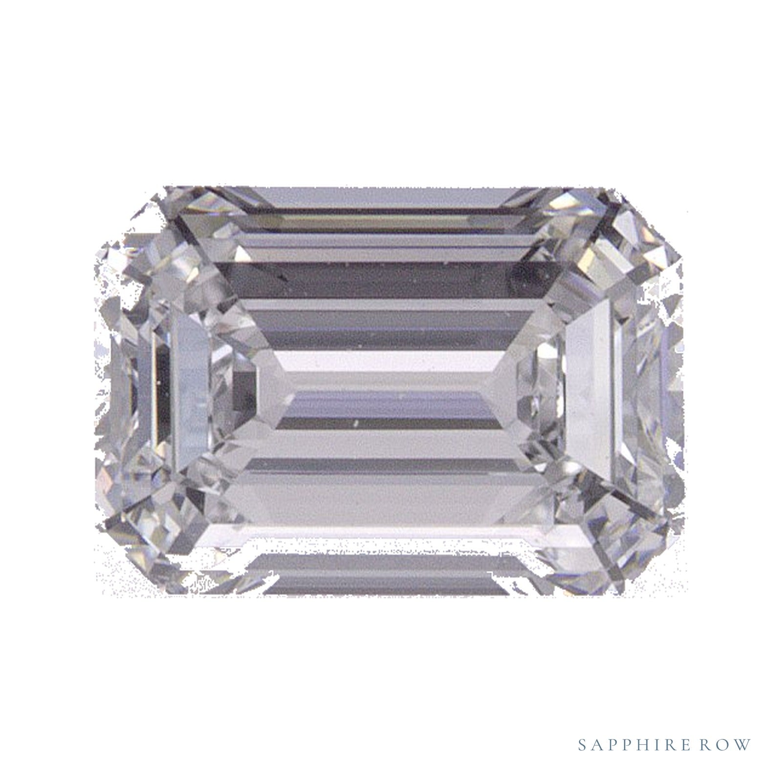 1.38 ct lab-grown diamond, emerald cut | Sapphire Row · cut4