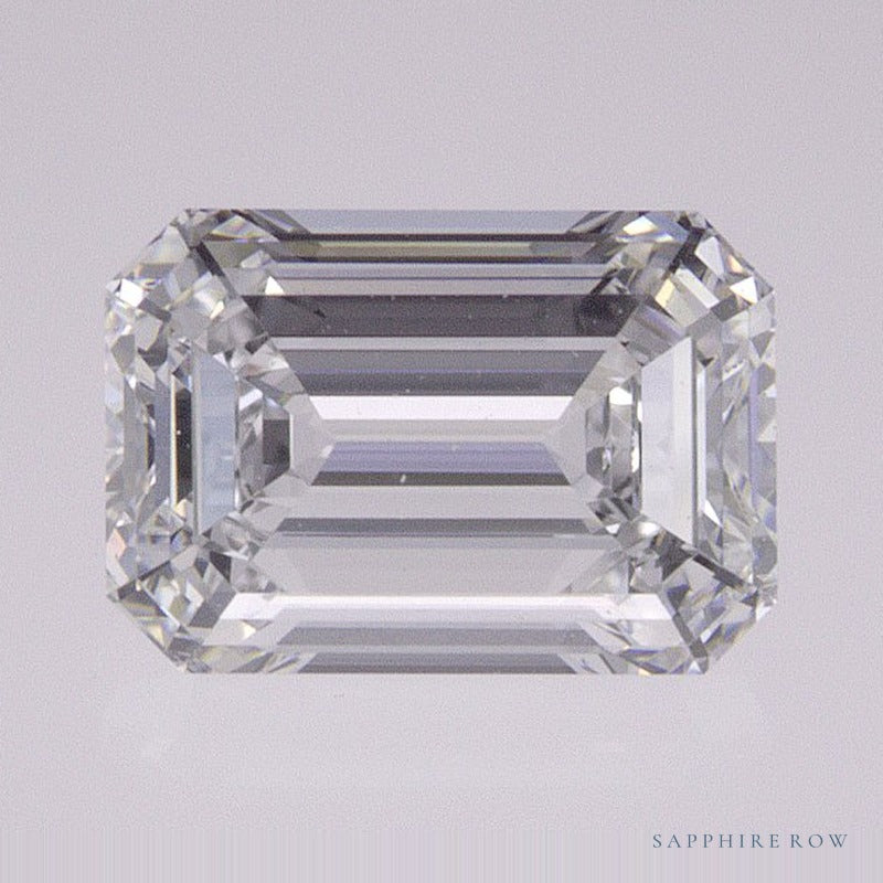 1.38 ct lab-grown diamond, emerald cut | Sapphire Row · cut6
