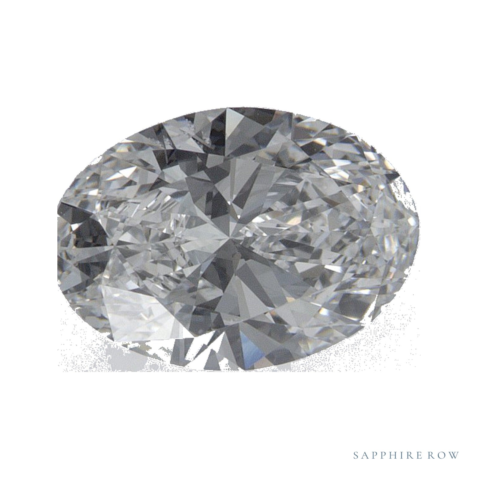 1.37 ct lab-grown diamond, oval cut | Sapphire Row · cut4