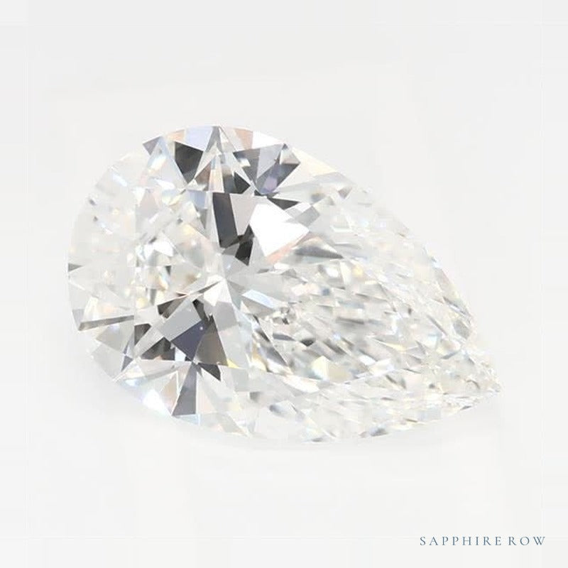 1.37 ct lab-grown diamond, pear cut | Sapphire Row · cut7
