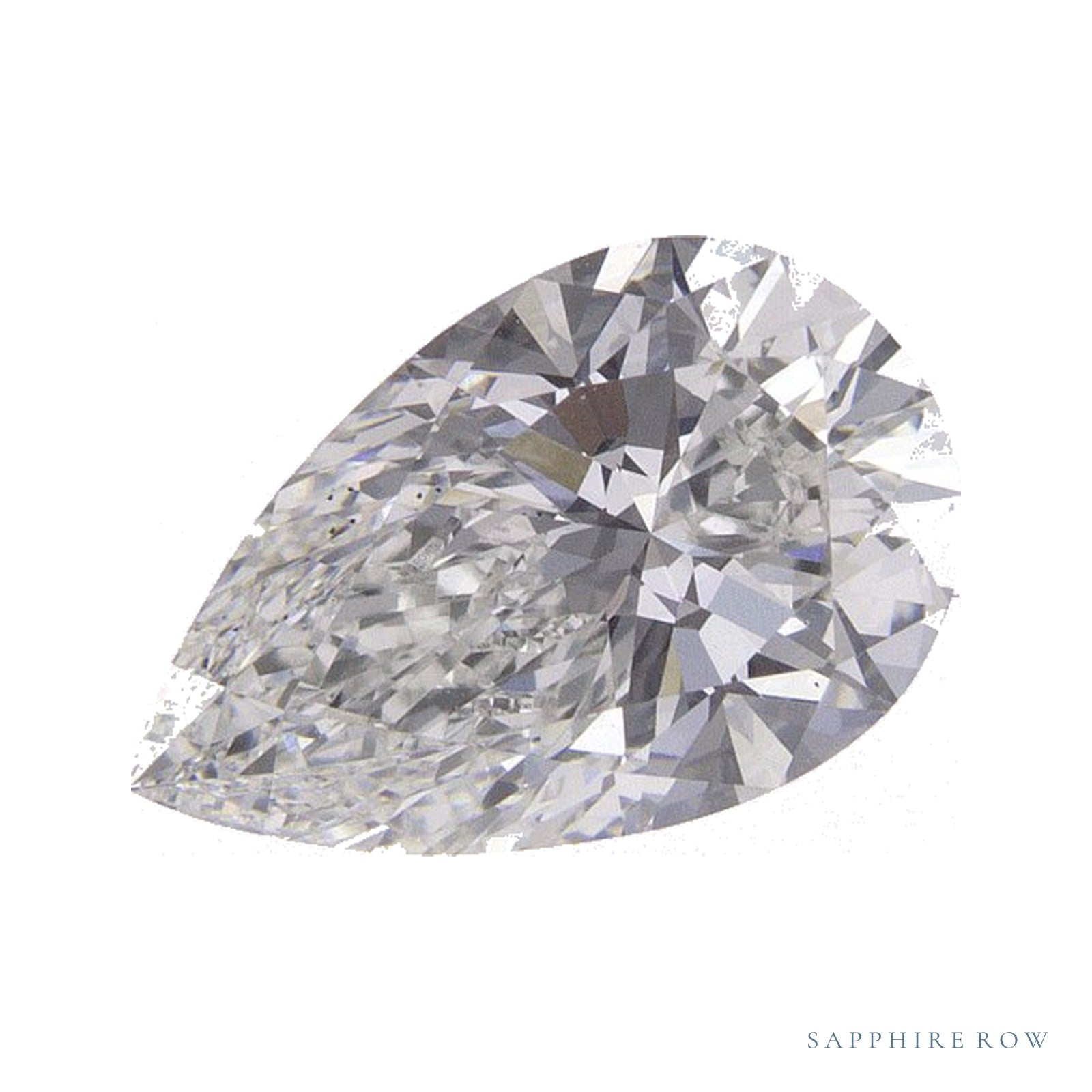 1.36 ct lab-grown diamond, pear cut | Sapphire Row · cut4