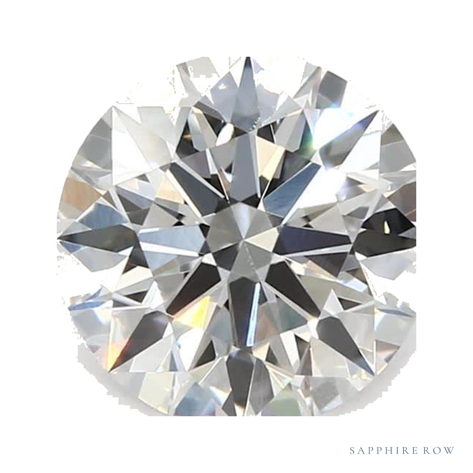 1.36 ct lab-grown diamond, round cut | Sapphire Row · cut4