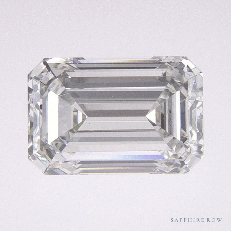 1.36 ct lab-grown diamond, emerald cut | Sapphire Row · cut6