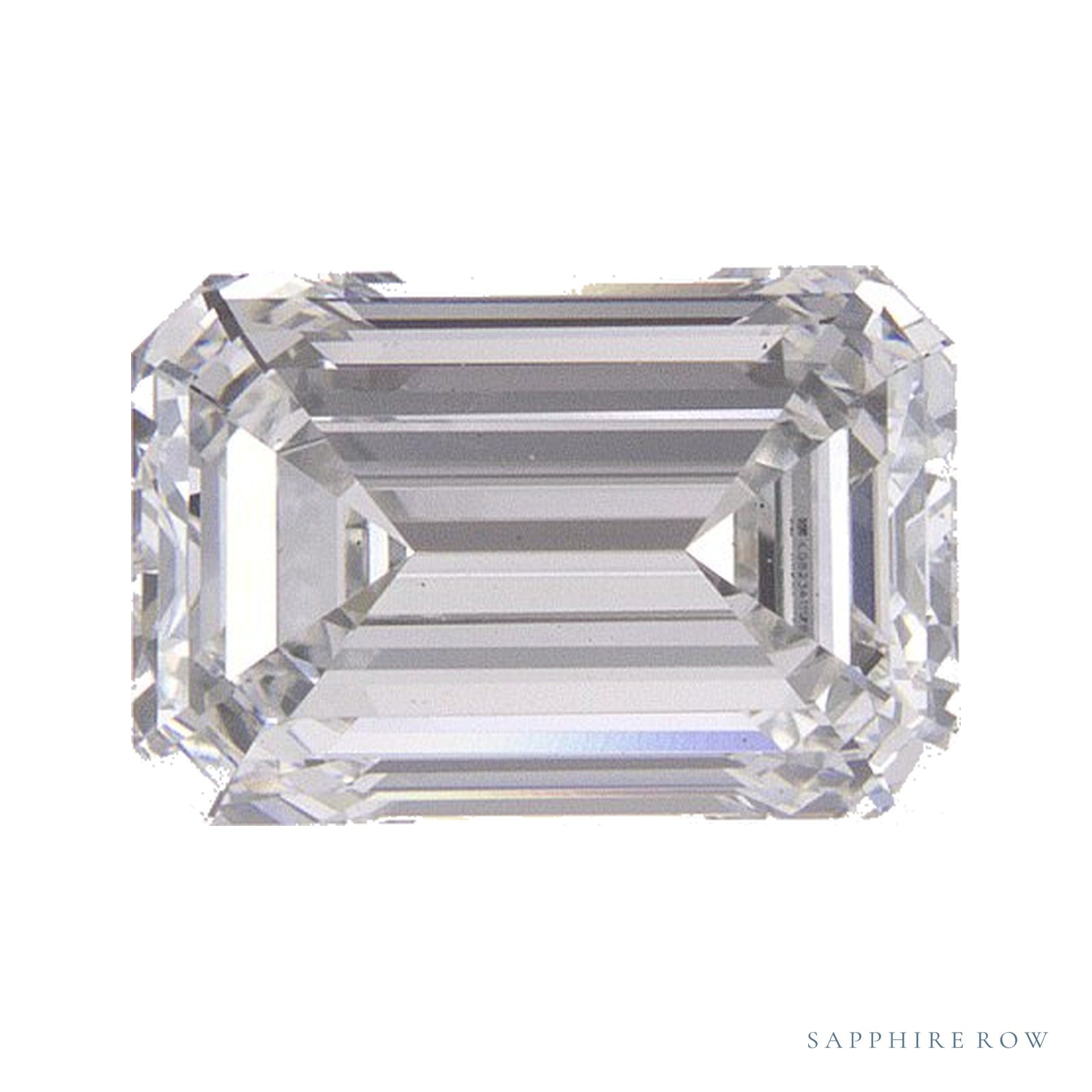1.36 ct lab-grown diamond, emerald cut | Sapphire Row · cut4