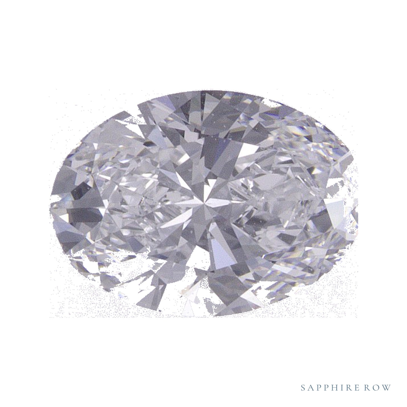 1.36 ct lab-grown diamond, oval cut | Sapphire Row · cut4