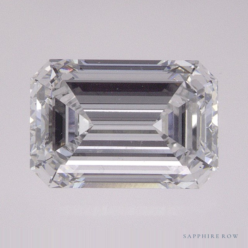 1.36 ct lab-grown diamond, emerald cut | Sapphire Row · cut6