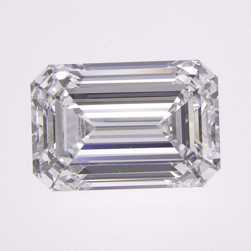 1.36 ct lab-grown diamond, emerald cut | Sapphire Row · cut7