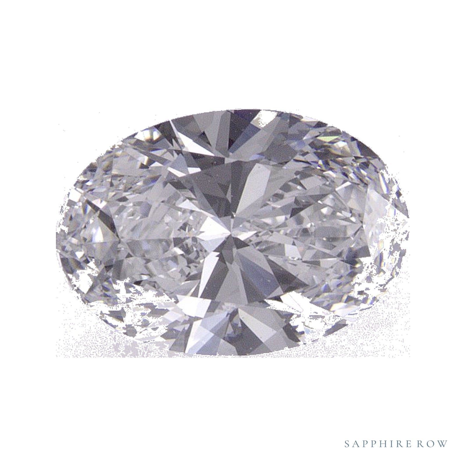 1.36 ct lab-grown diamond, oval cut | Sapphire Row · cut4