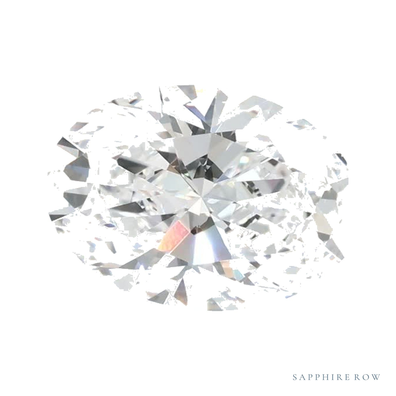 1.35 ct lab-grown diamond, oval cut | Sapphire Row · cut4