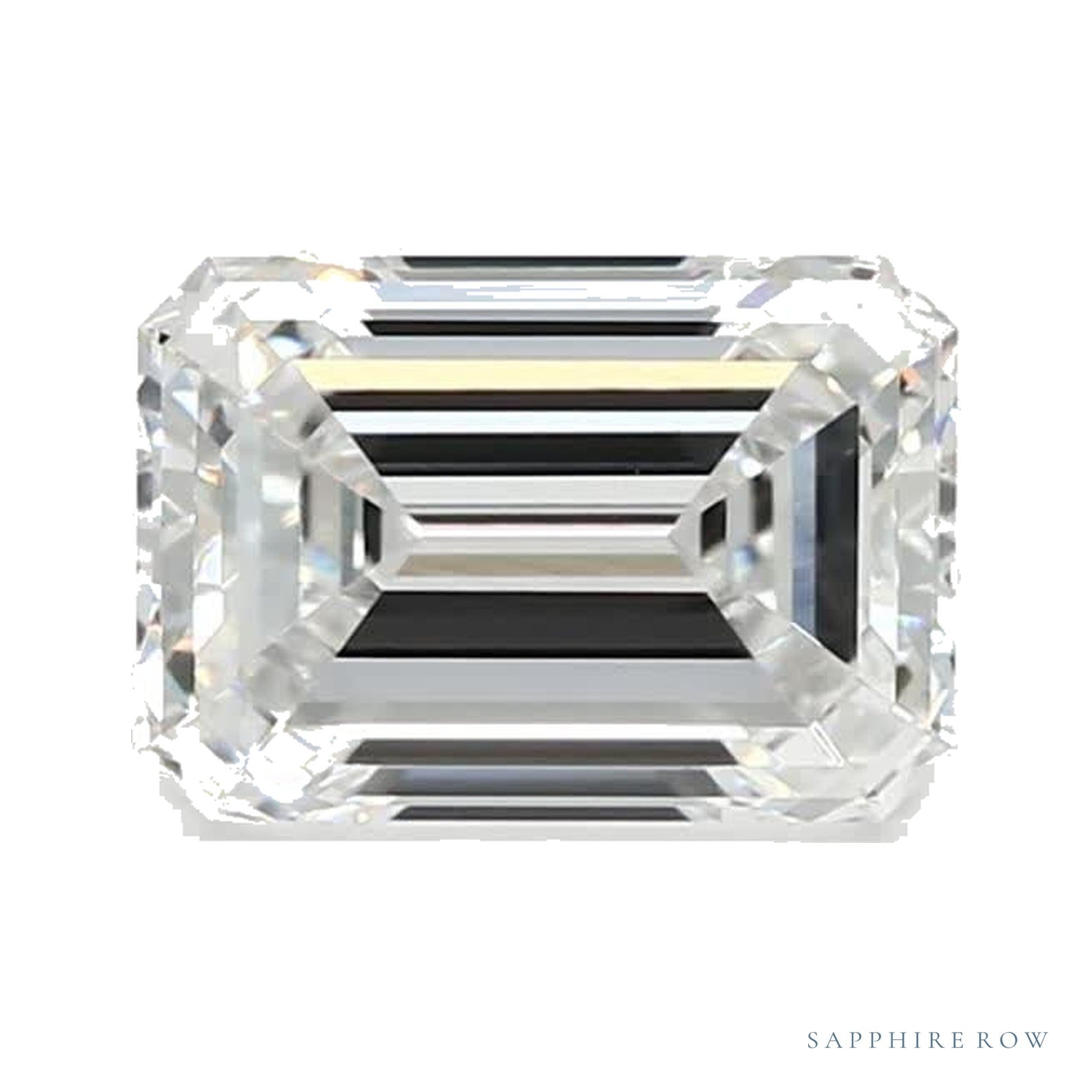 1.35 ct lab-grown diamond, emerald cut | Sapphire Row · cut4