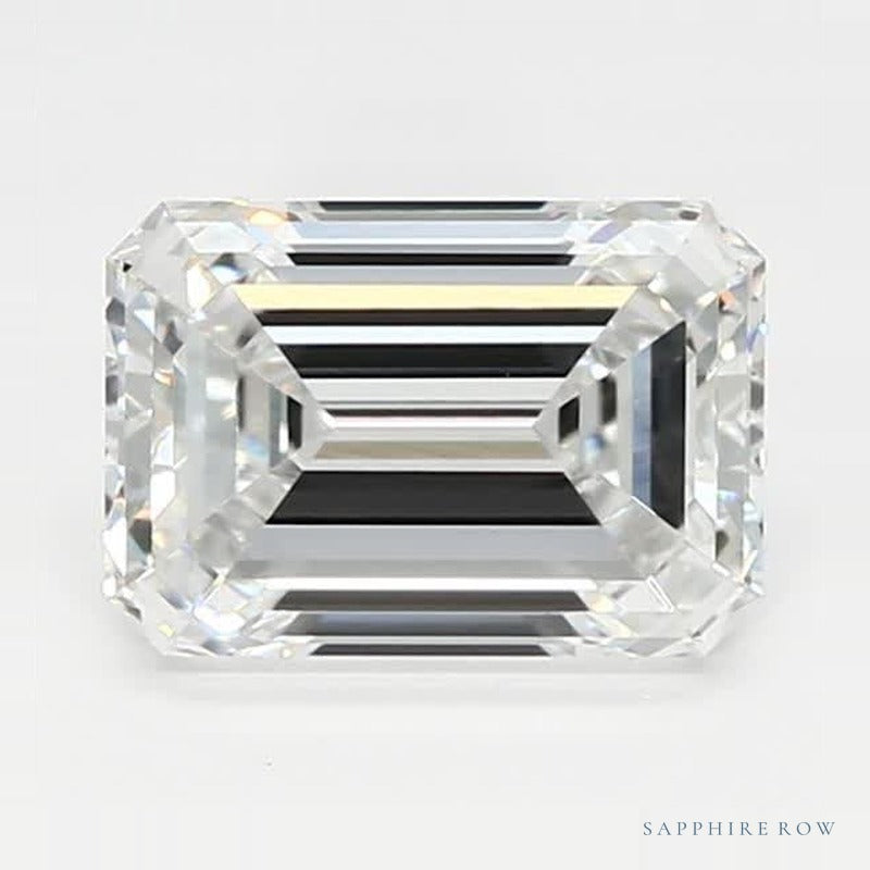 1.35 ct lab-grown diamond, emerald cut | Sapphire Row · cut6