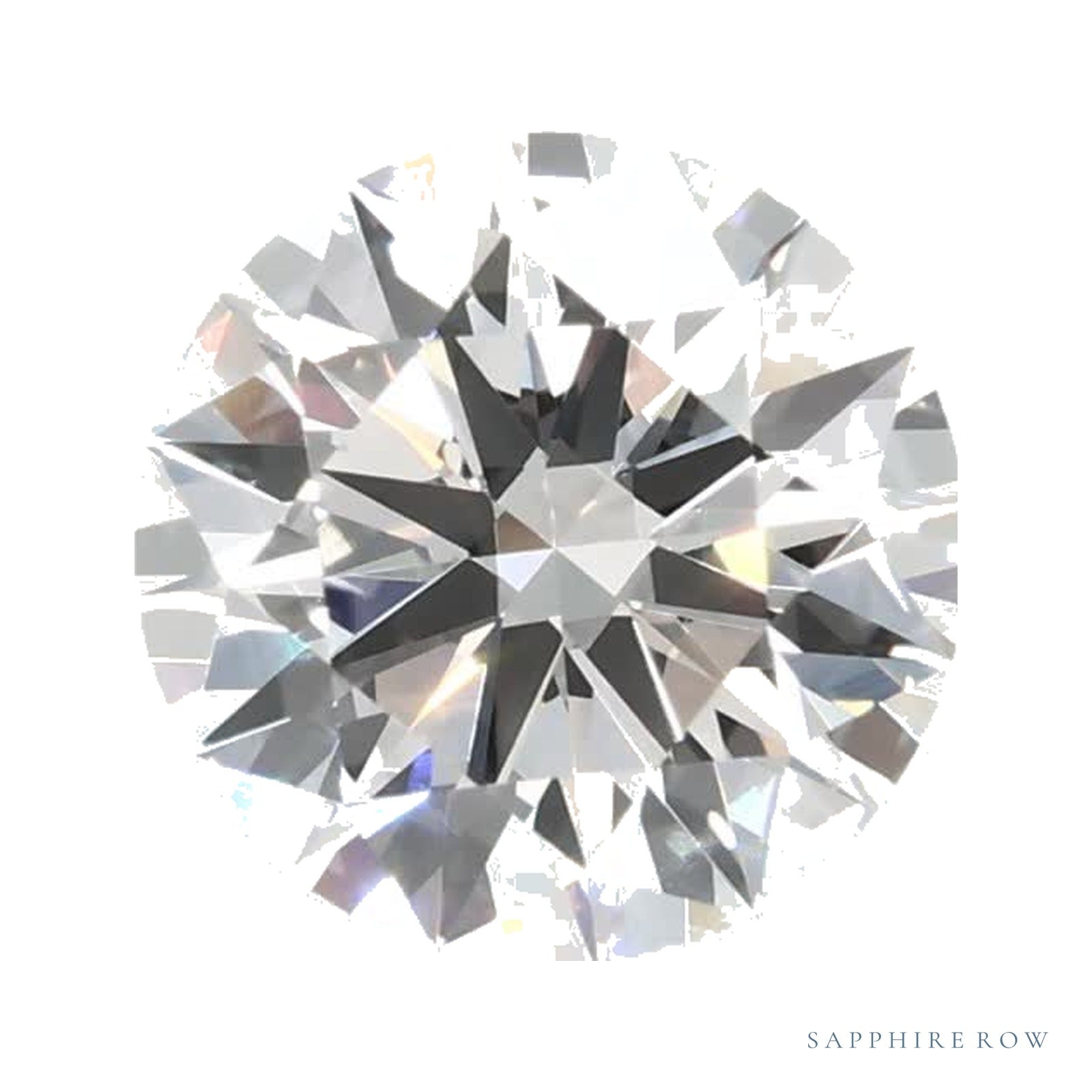 1.35 ct lab-grown diamond, round cut | Sapphire Row · cut4