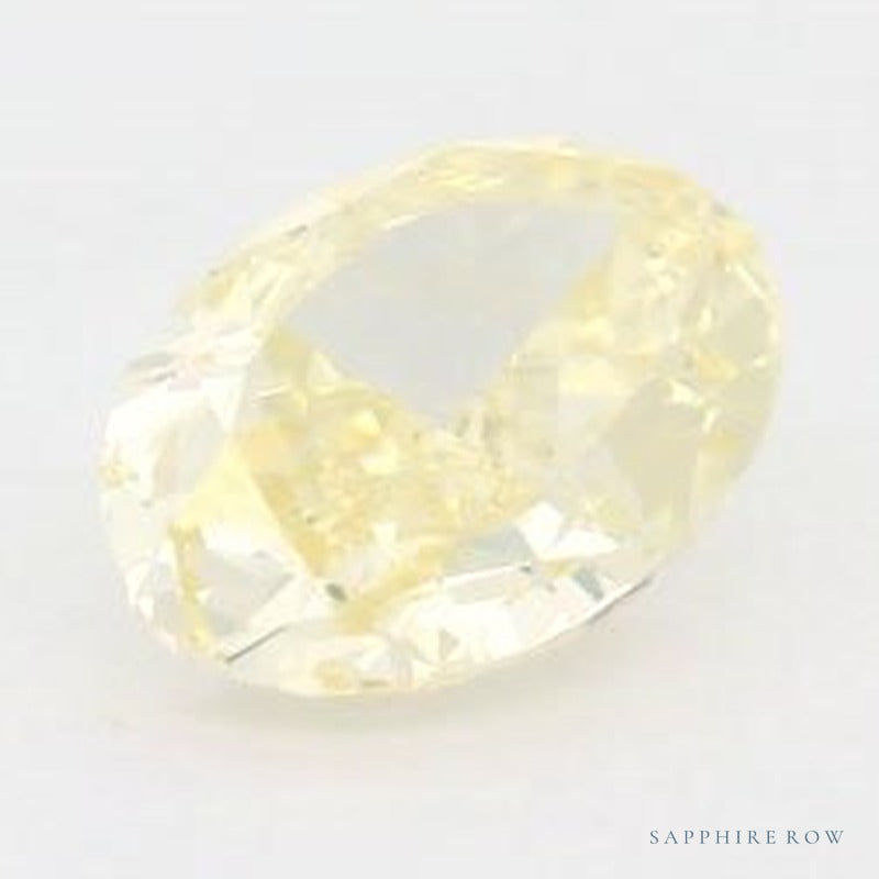 1.34 ct lab-grown fancy intense yellow diamond, oval cut | Sapphire Row · cut7