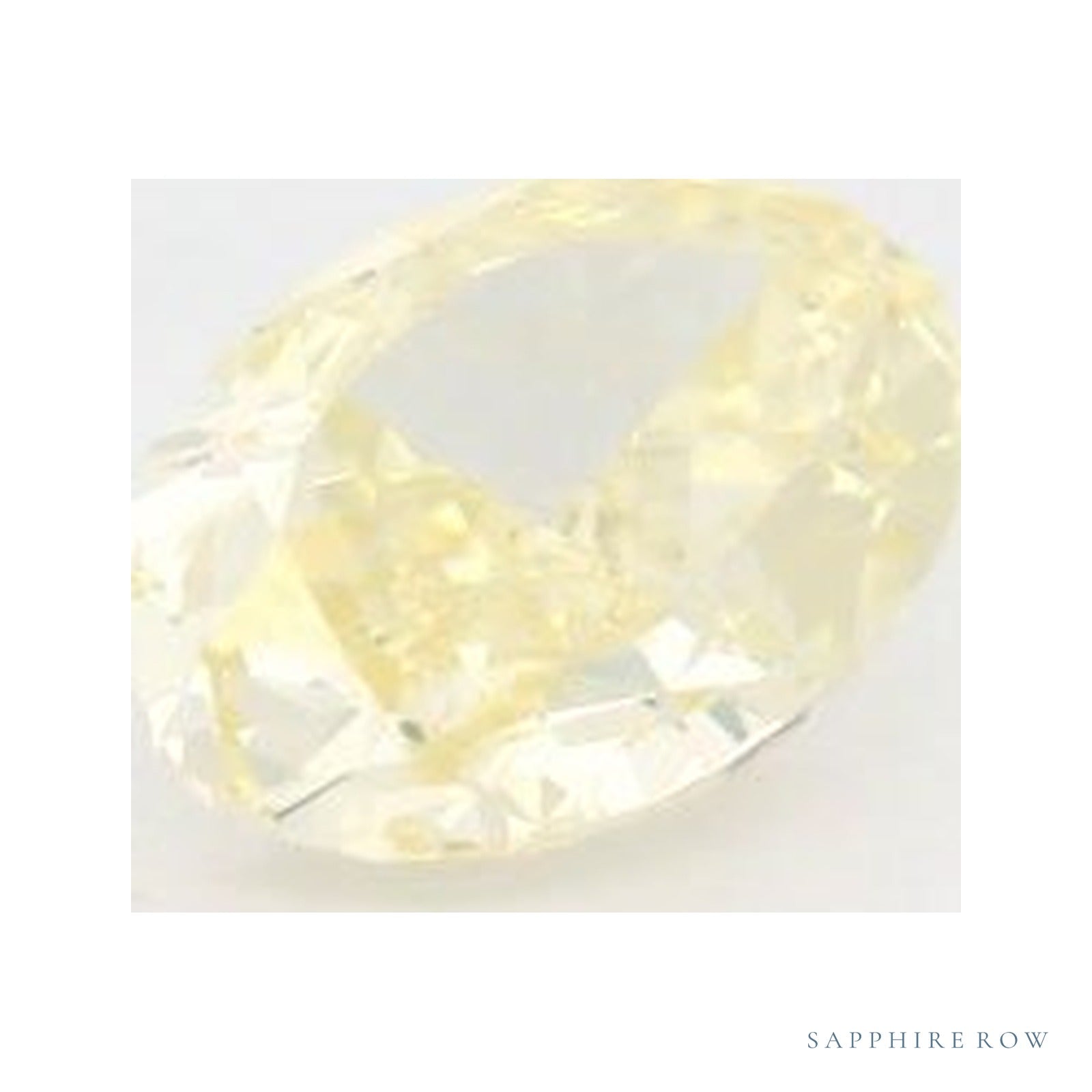 1.34 ct lab-grown fancy intense yellow diamond, oval cut | Sapphire Row · cut4