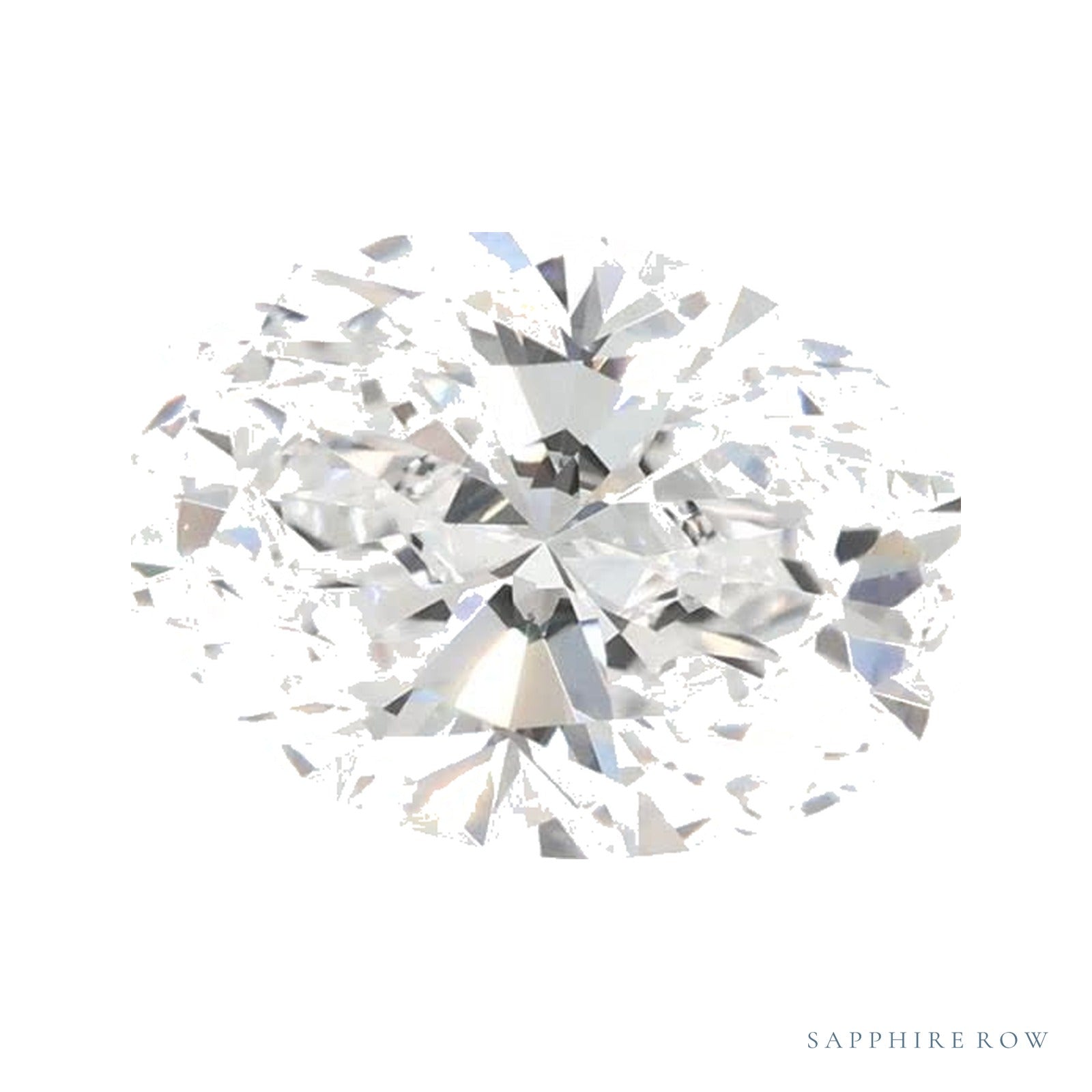1.34 ct lab-grown diamond, oval cut | Sapphire Row · cut4