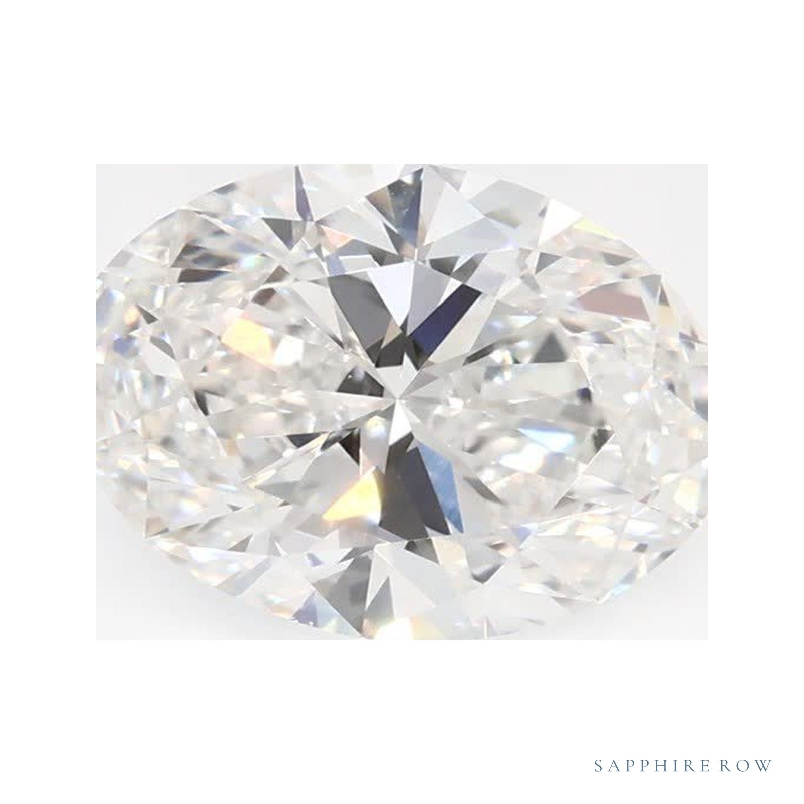 1.34 ct lab-grown diamond, oval cut | Sapphire Row · cut4