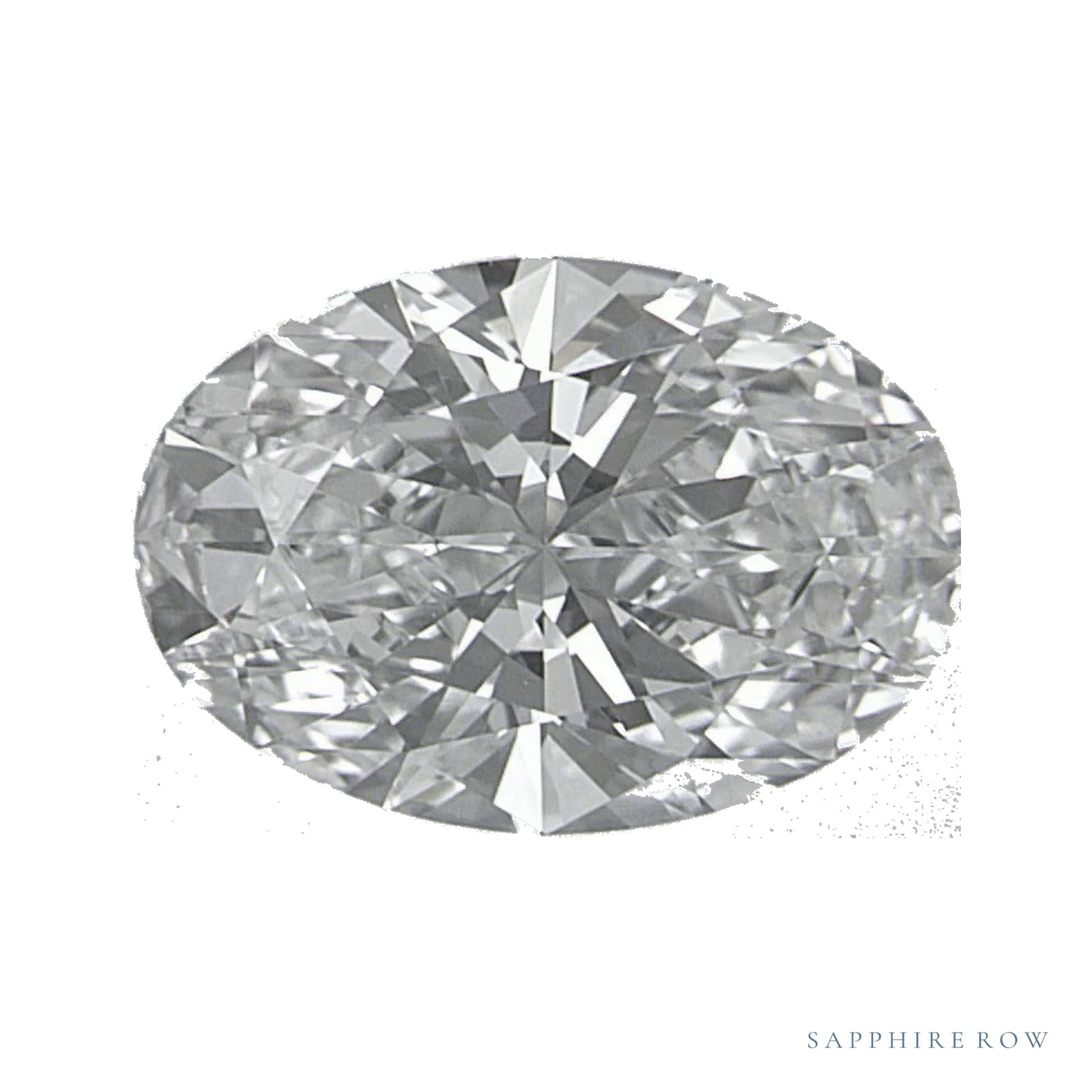 1.34 ct lab-grown diamond, oval cut | Sapphire Row · cut4