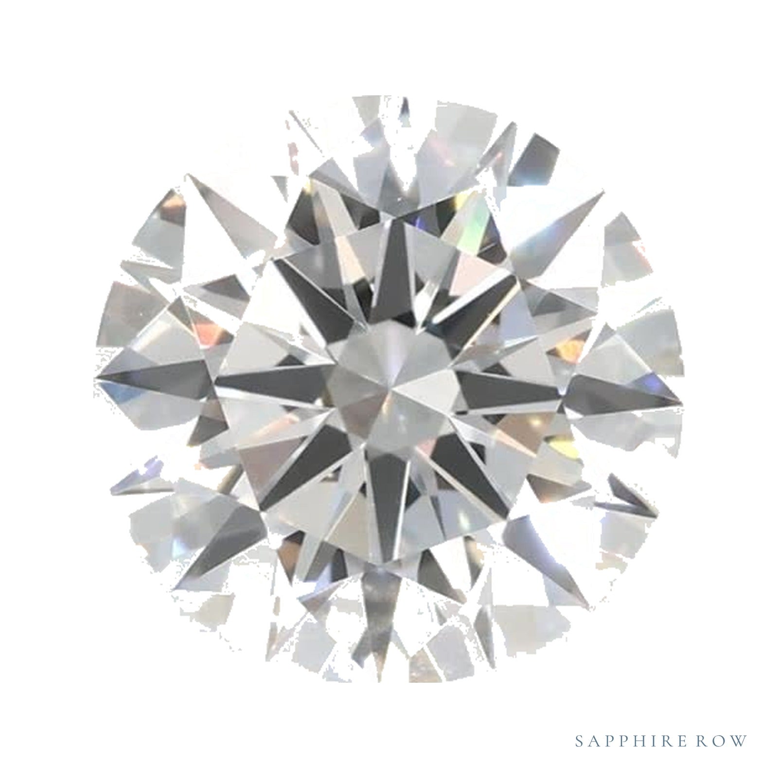 1.34 ct lab-grown diamond, round cut | Sapphire Row · cut4