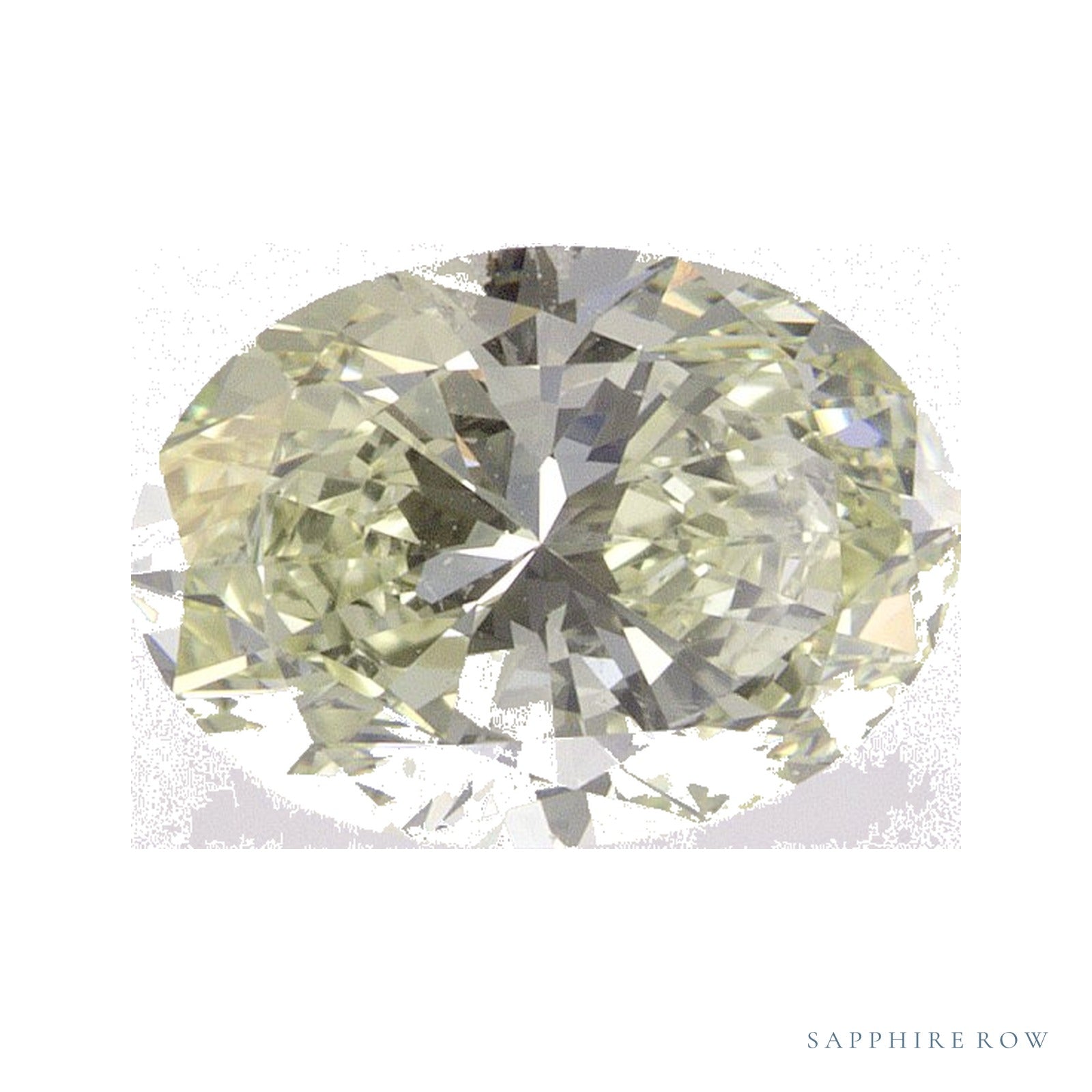 1.33 ct lab-grown diamond, oval cut | Sapphire Row · cut4