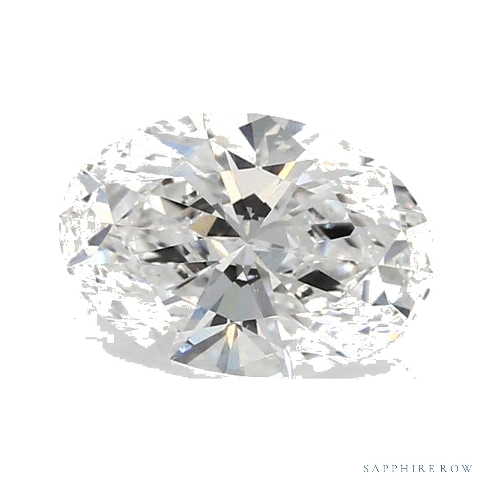 1.33 ct lab-grown diamond, oval cut | Sapphire Row · cut4