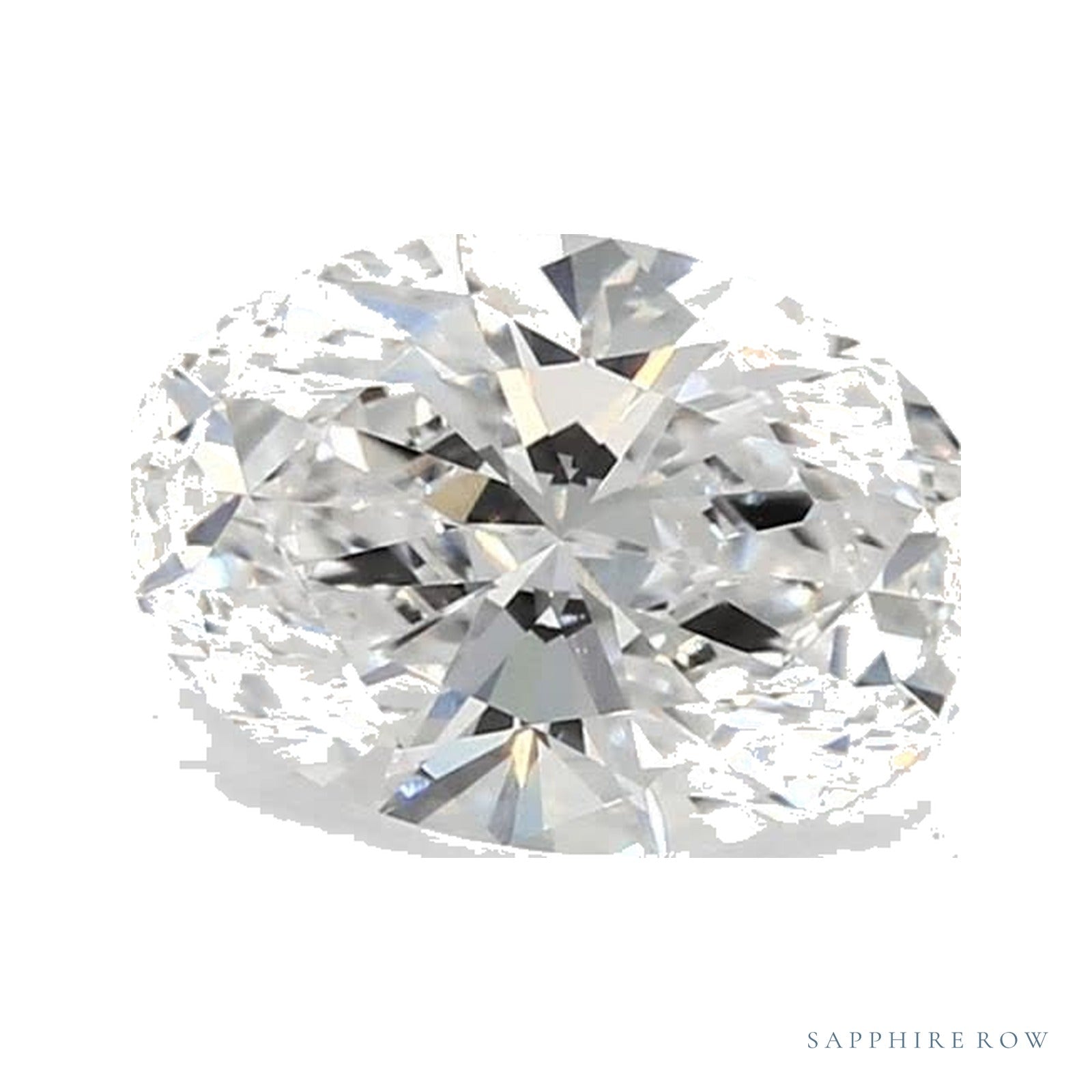 1.33 ct lab-grown diamond, oval cut | Sapphire Row · cut4
