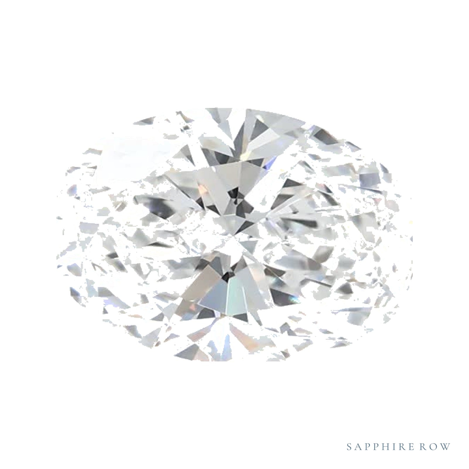 1.33 ct lab-grown diamond, oval cut | Sapphire Row · cut4