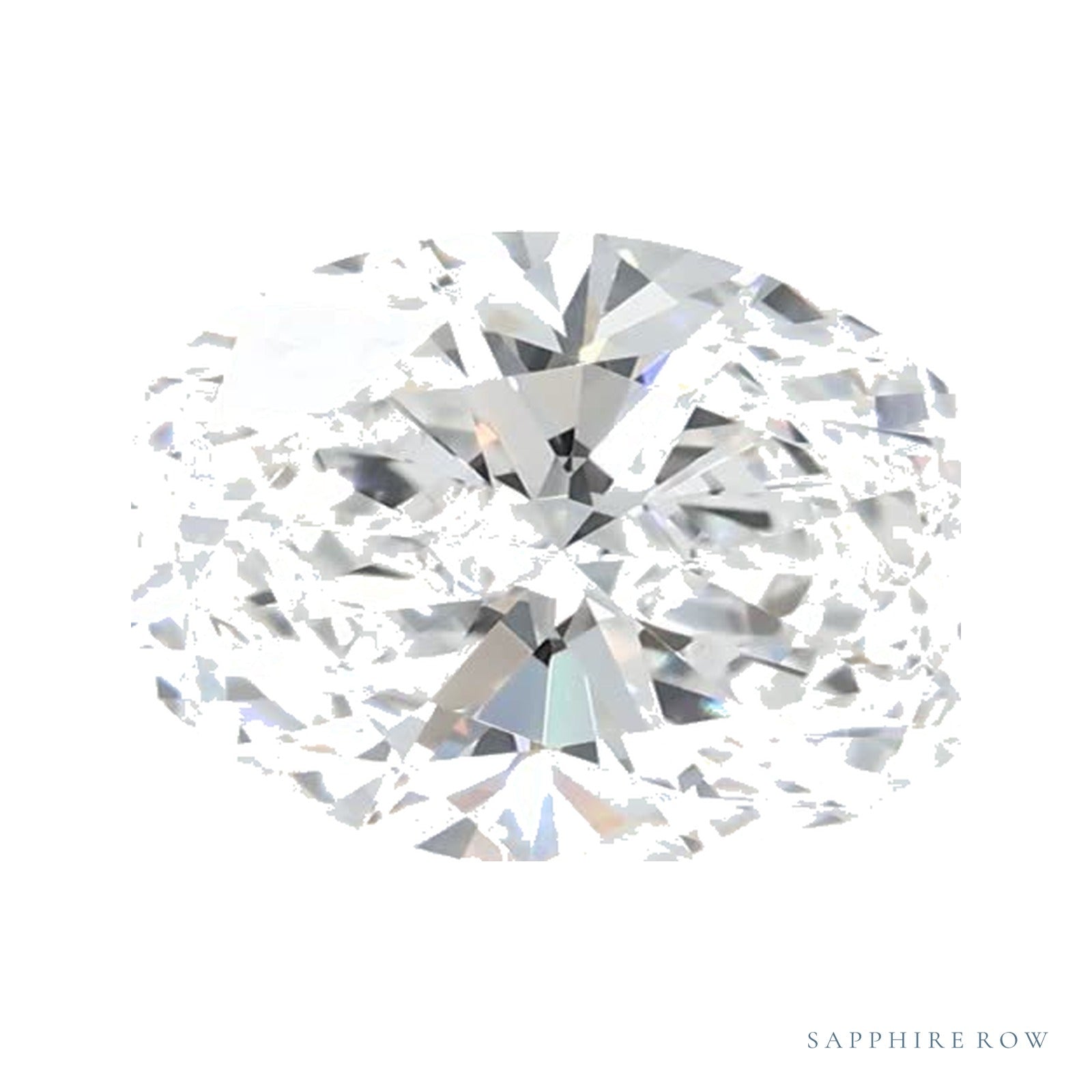 1.33 ct lab-grown diamond, oval cut | Sapphire Row · cut4