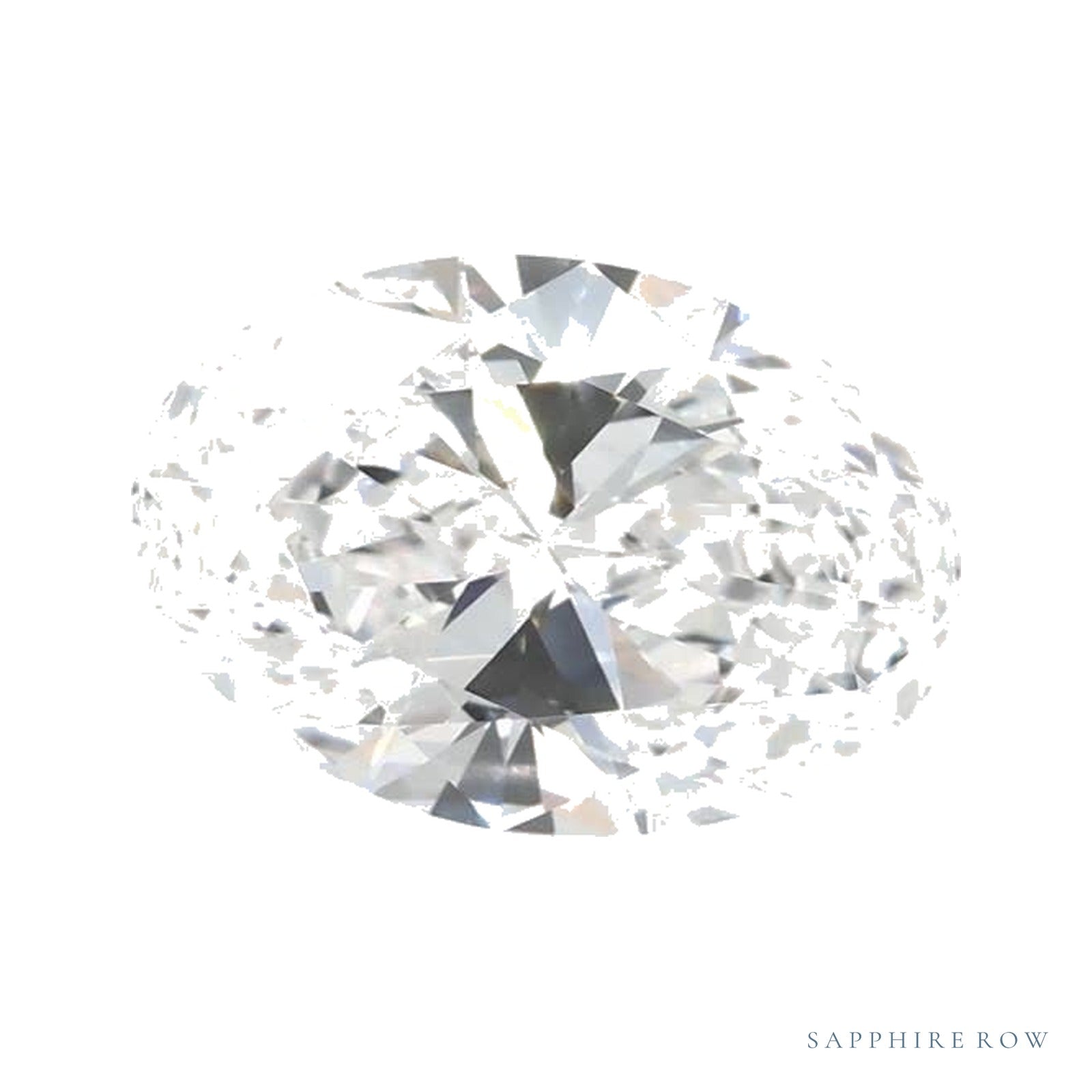 1.33 ct lab-grown diamond, oval cut | Sapphire Row · cut4