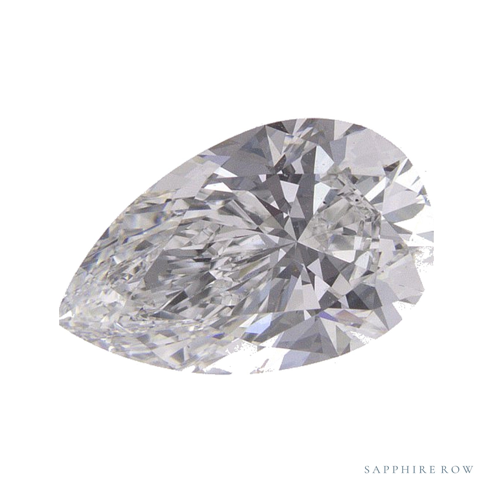 1.33 ct lab-grown diamond, pear cut | Sapphire Row · cut4
