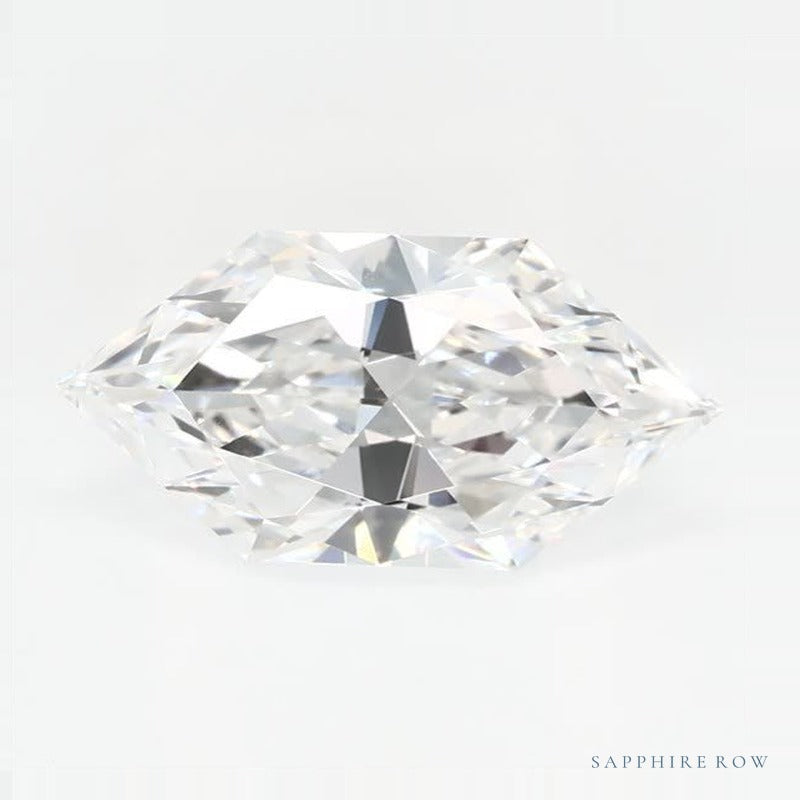 1.33 ct lab-grown diamond, elongated hexagon cut | Sapphire Row · cut7