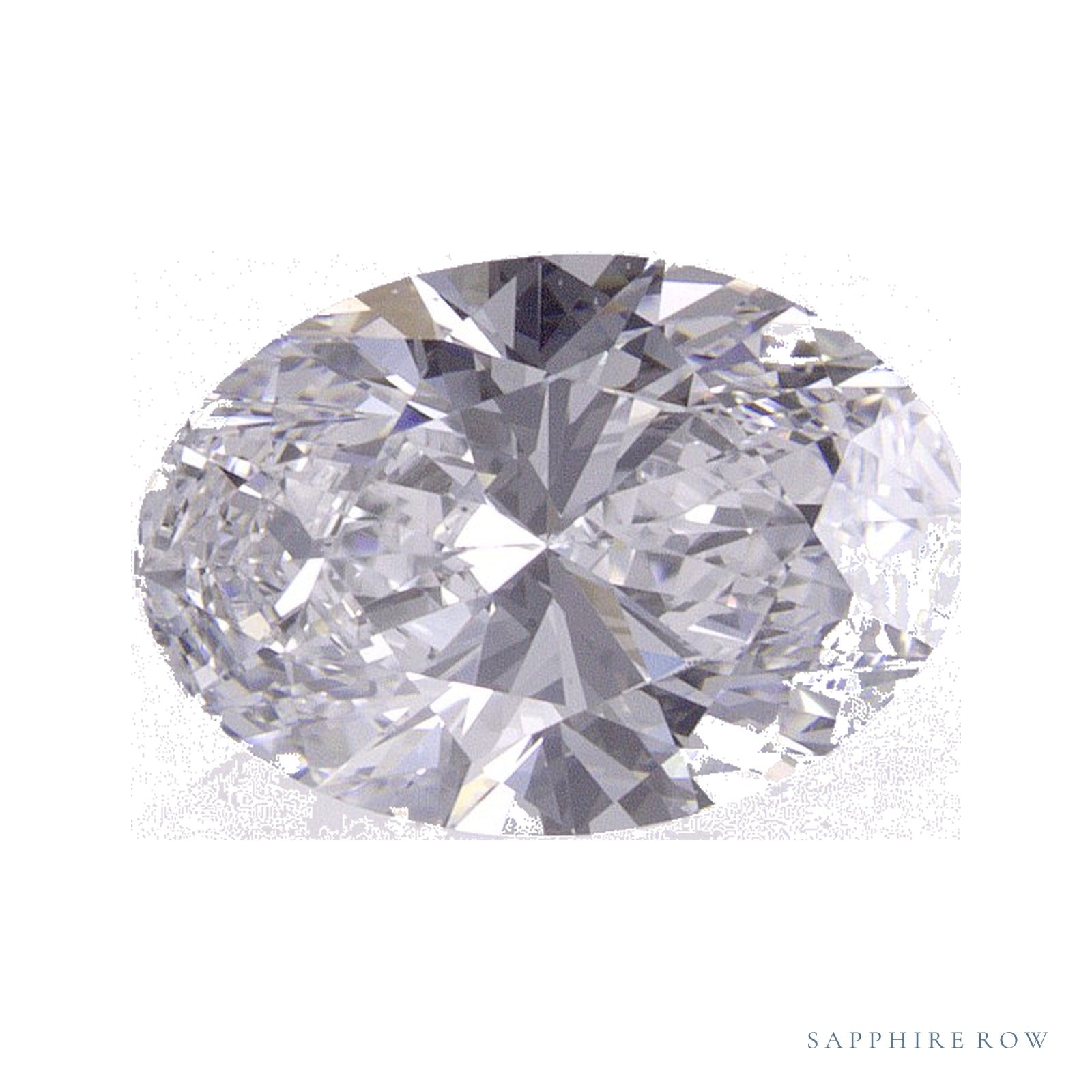 1.33 ct lab-grown diamond, oval cut | Sapphire Row · cut4