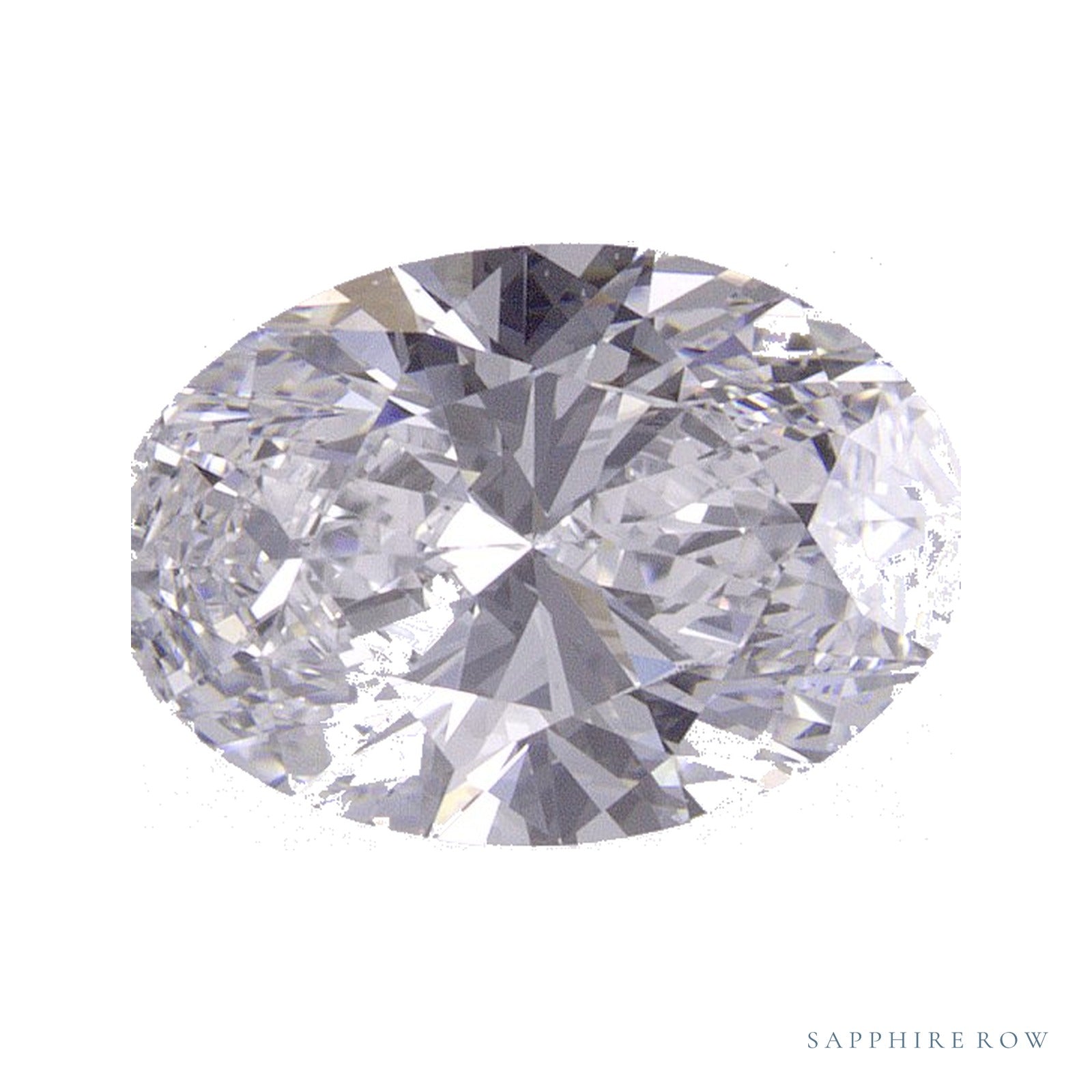 1.33 ct lab-grown diamond, oval cut | Sapphire Row · cut4