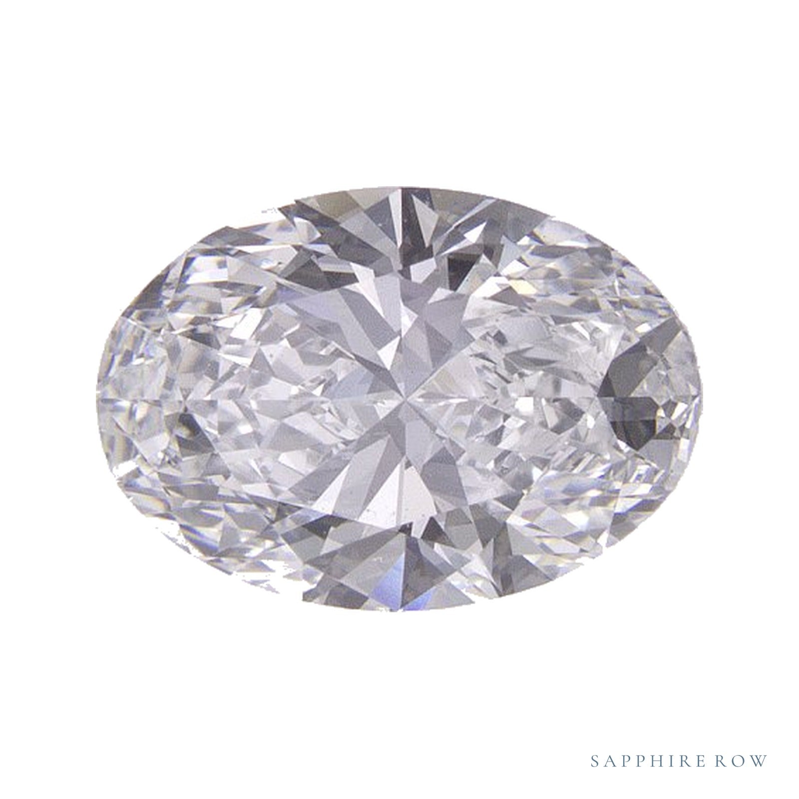 1.33 ct lab-grown diamond, oval cut | Sapphire Row · cut4