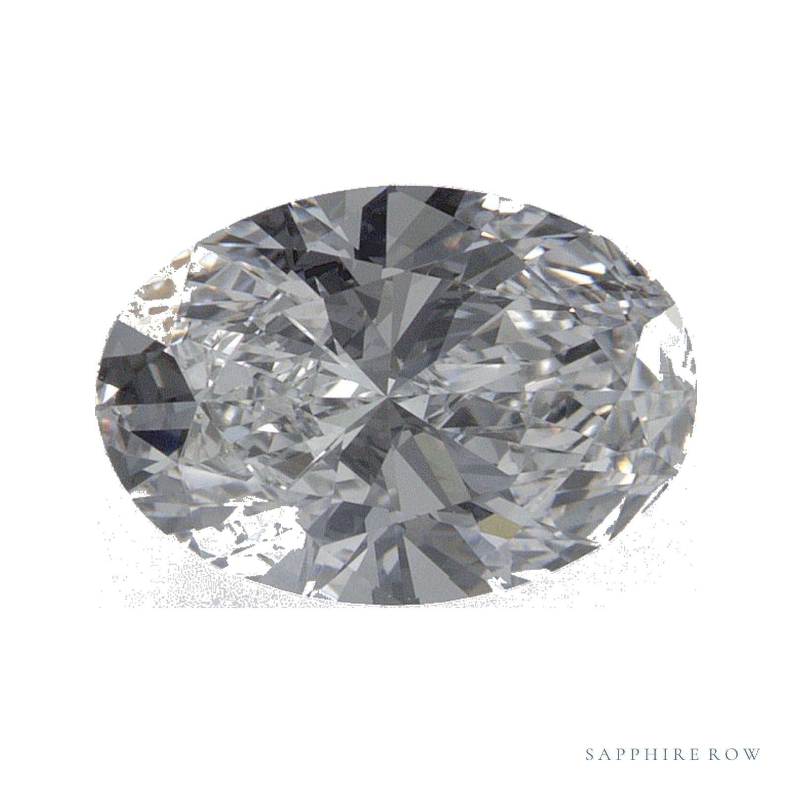 1.33 ct lab-grown diamond, oval cut | Sapphire Row · cut4