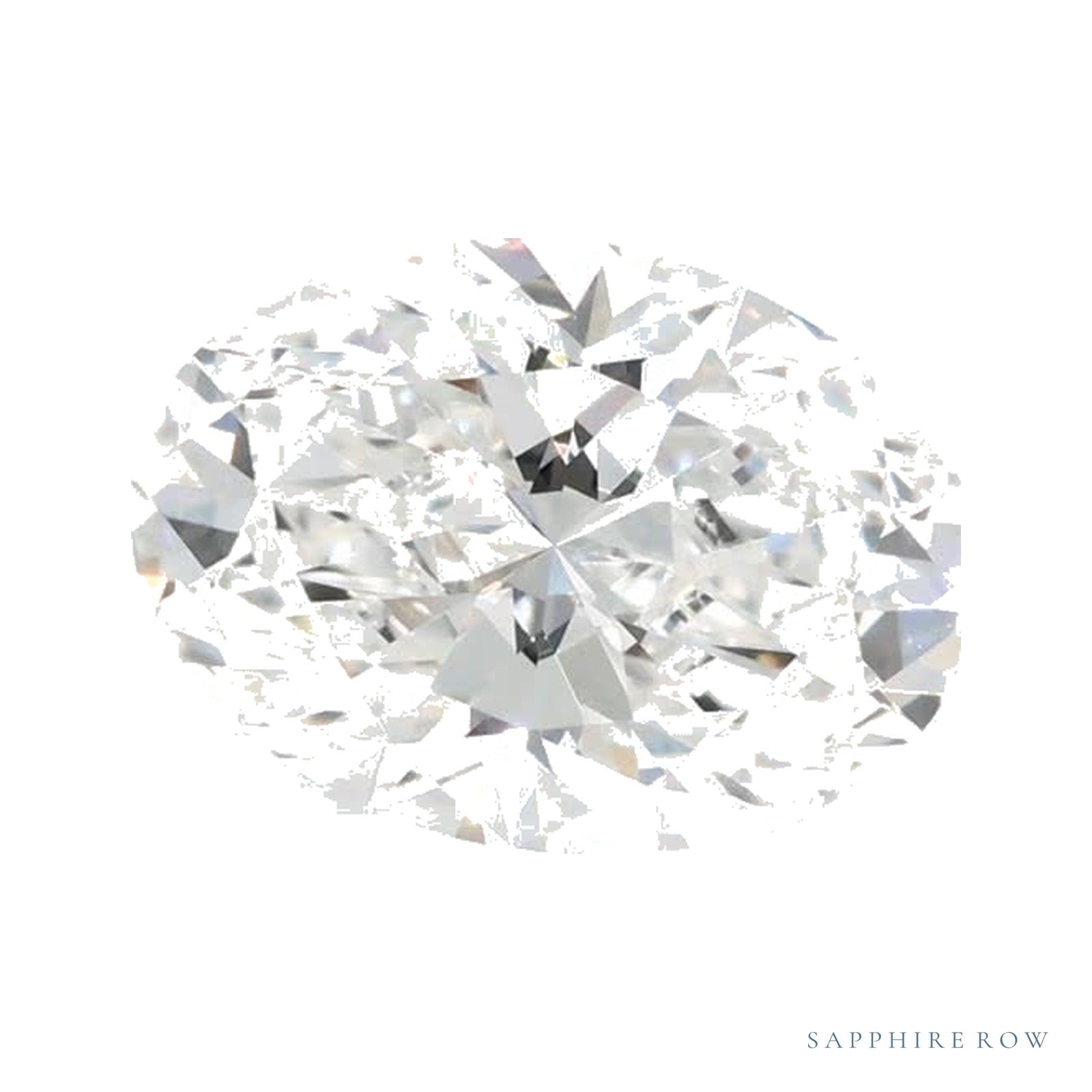 1.33 ct lab-grown diamond, oval cut | Sapphire Row · cut4