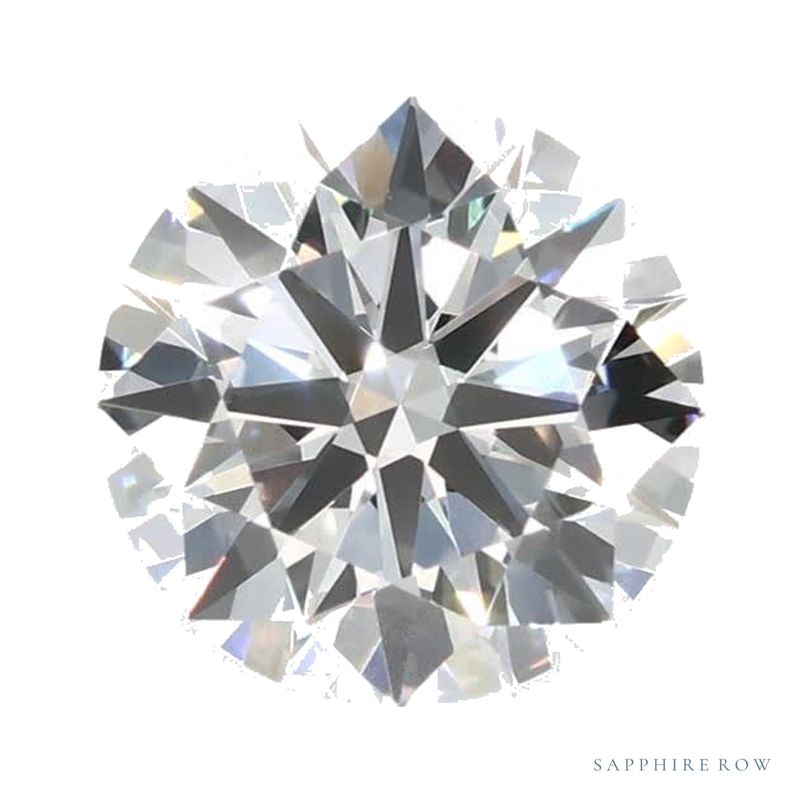 1.33 ct lab-grown diamond, round cut | Sapphire Row · cut4