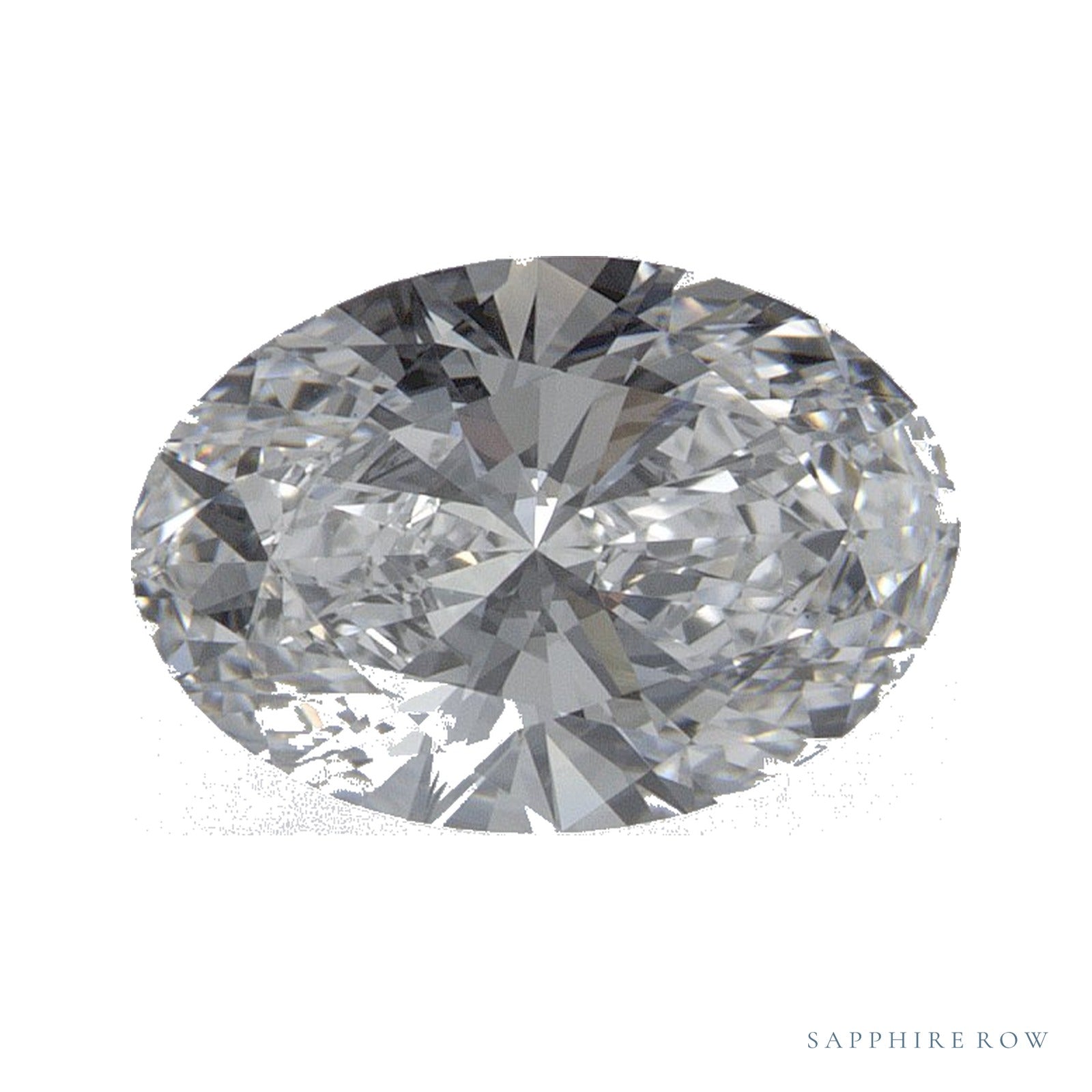 1.32 ct lab-grown diamond, oval cut | Sapphire Row · cut4