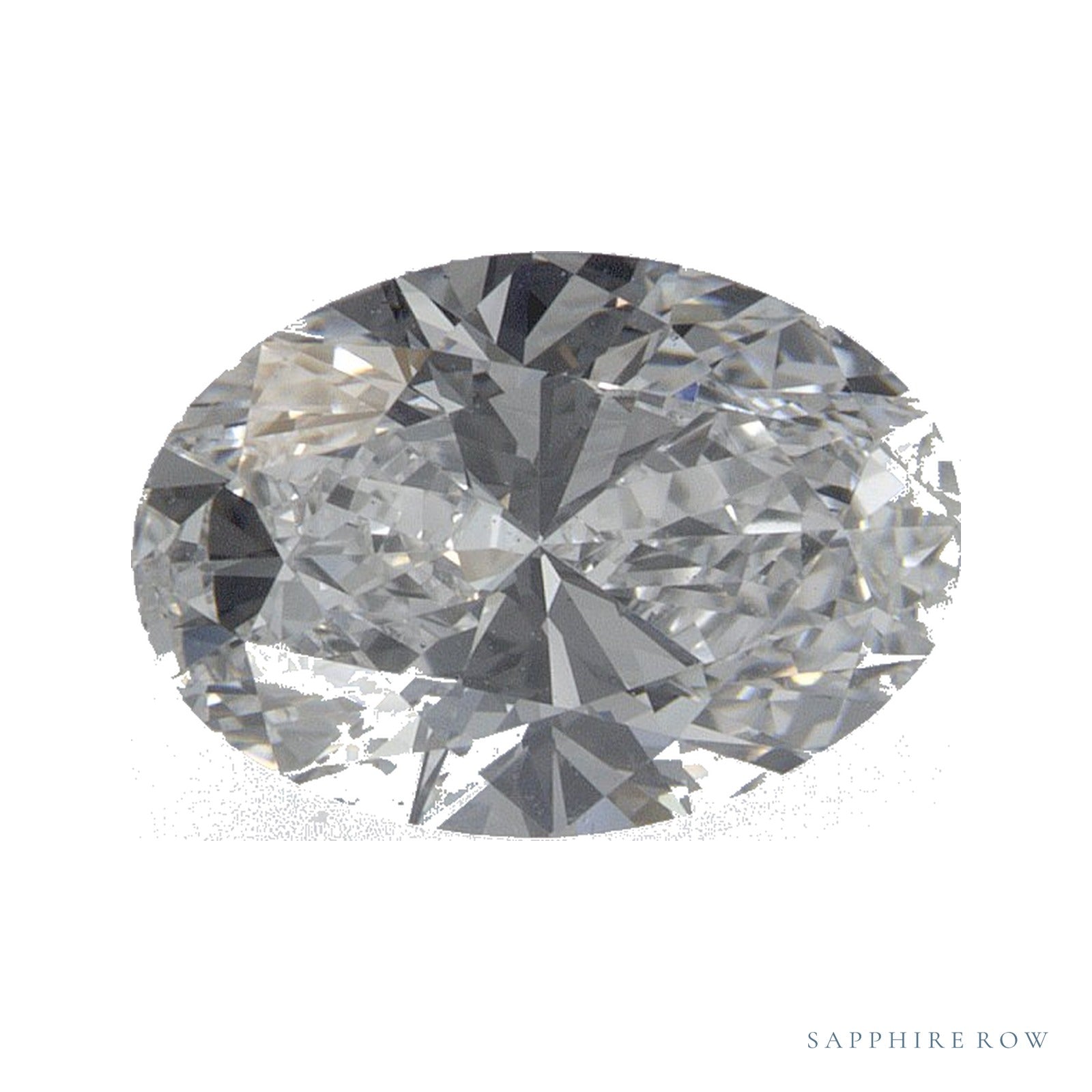 1.32 ct lab-grown diamond, oval cut | Sapphire Row · cut4