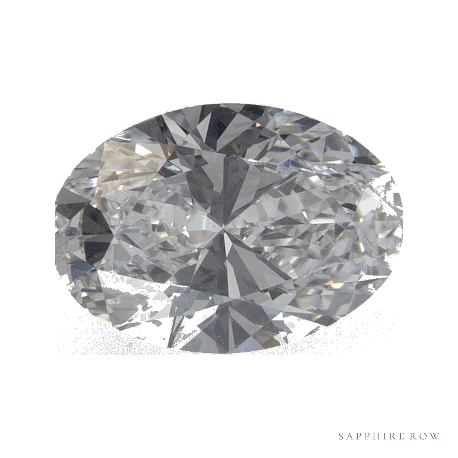 1.32 ct lab-grown diamond, oval cut | Sapphire Row · cut4