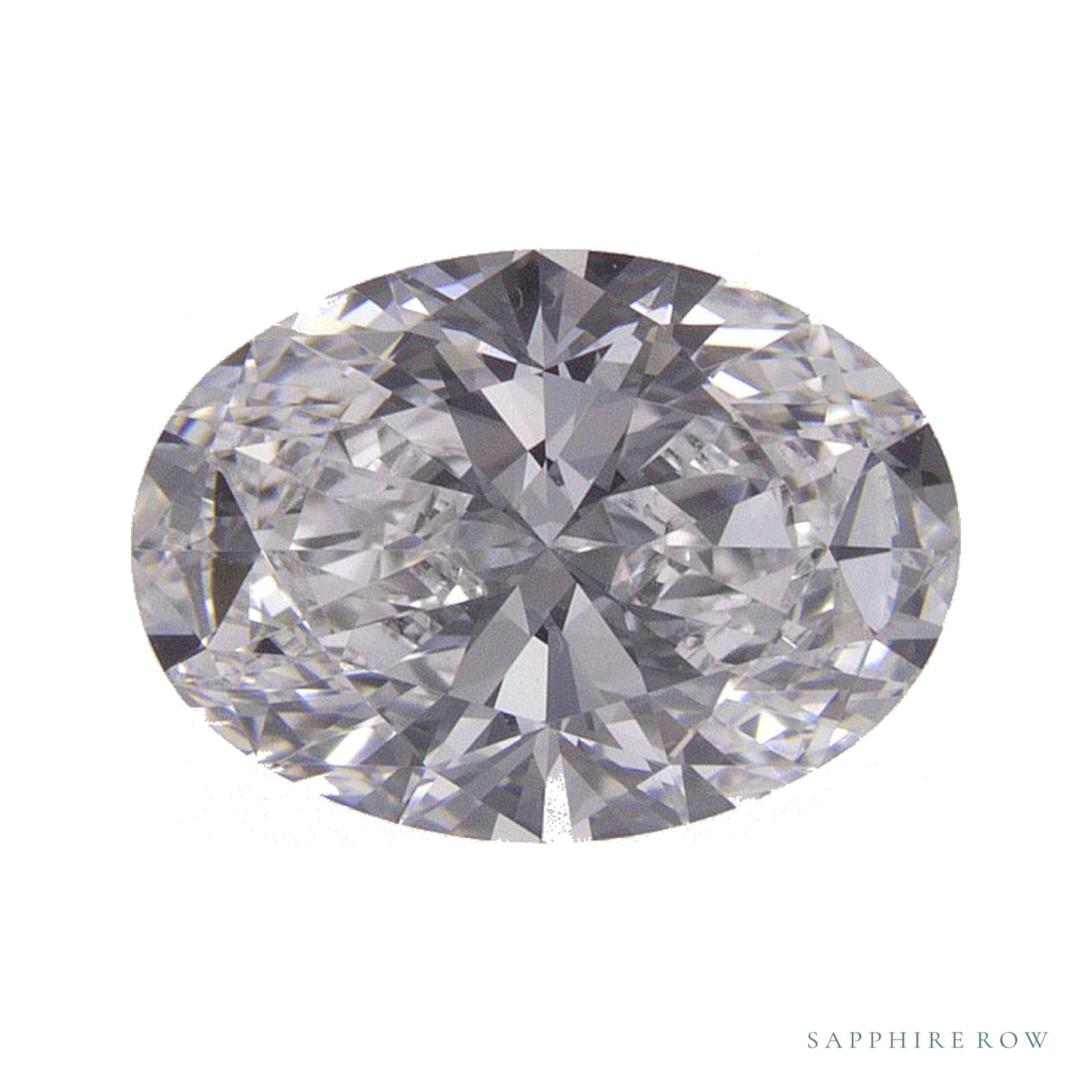 1.32 ct lab-grown diamond, oval cut | Sapphire Row · cut4