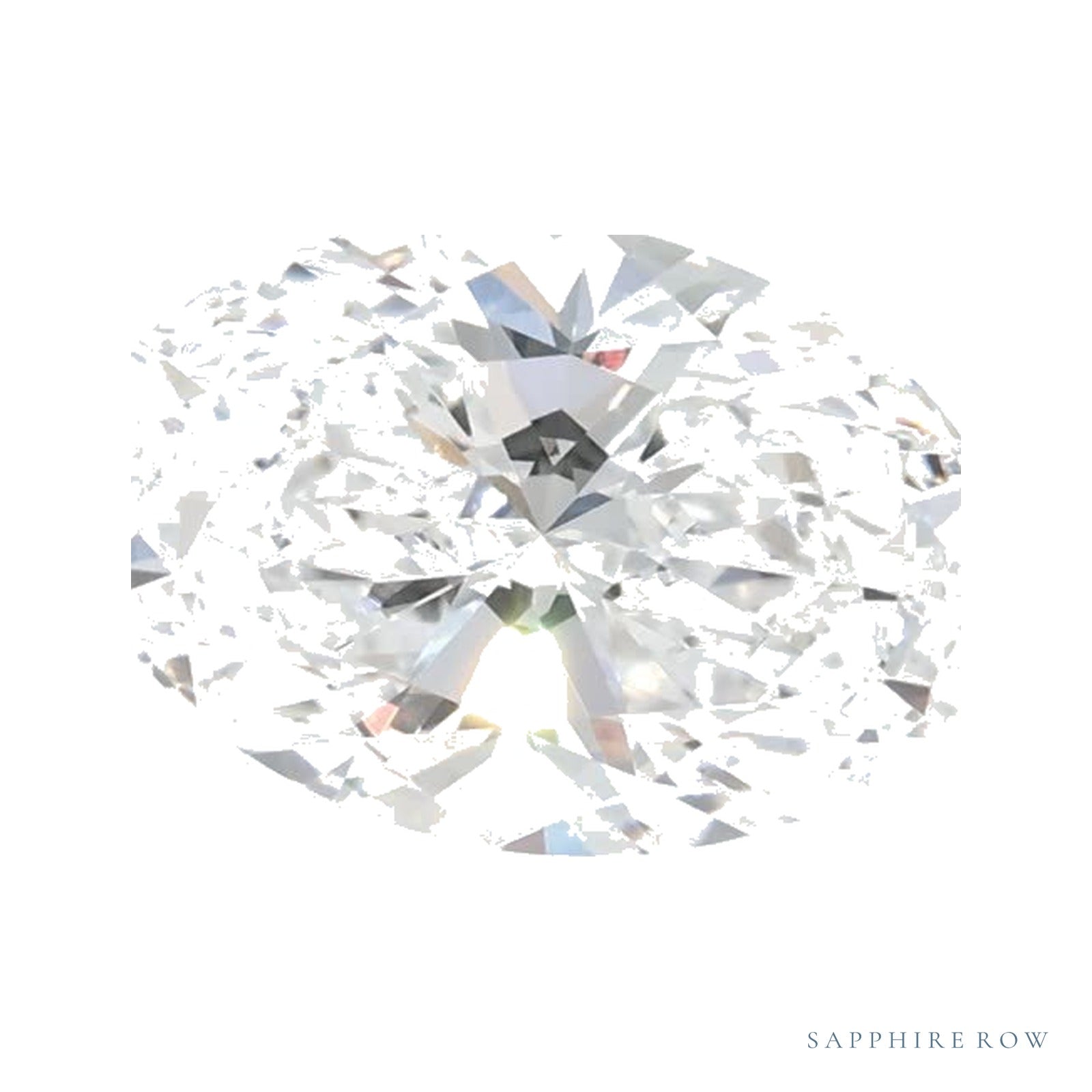 1.31 ct lab-grown diamond, oval cut | Sapphire Row · cut4